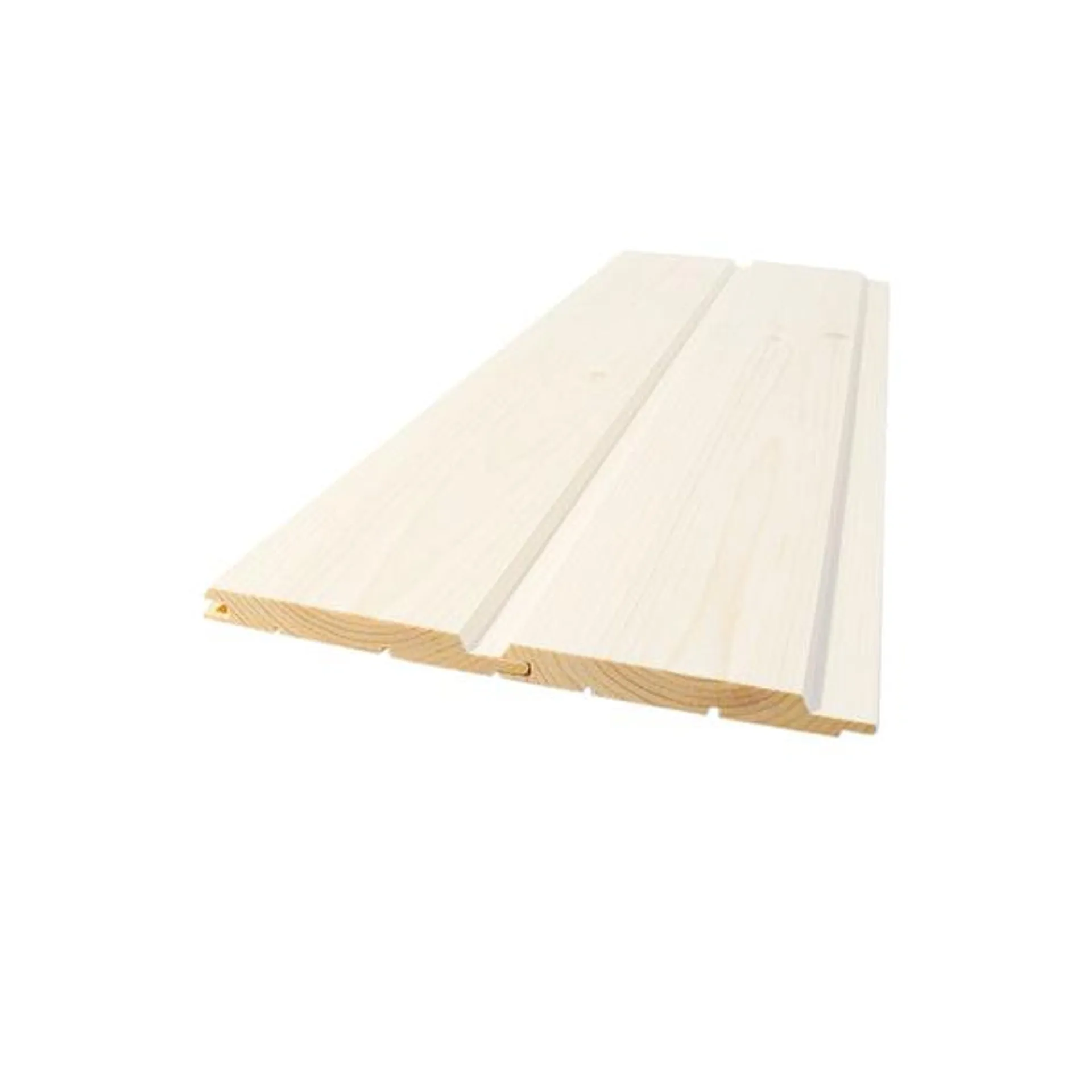 SKYGGEPANEL FURU 14X145 HVITPIGMENTERT LAKK