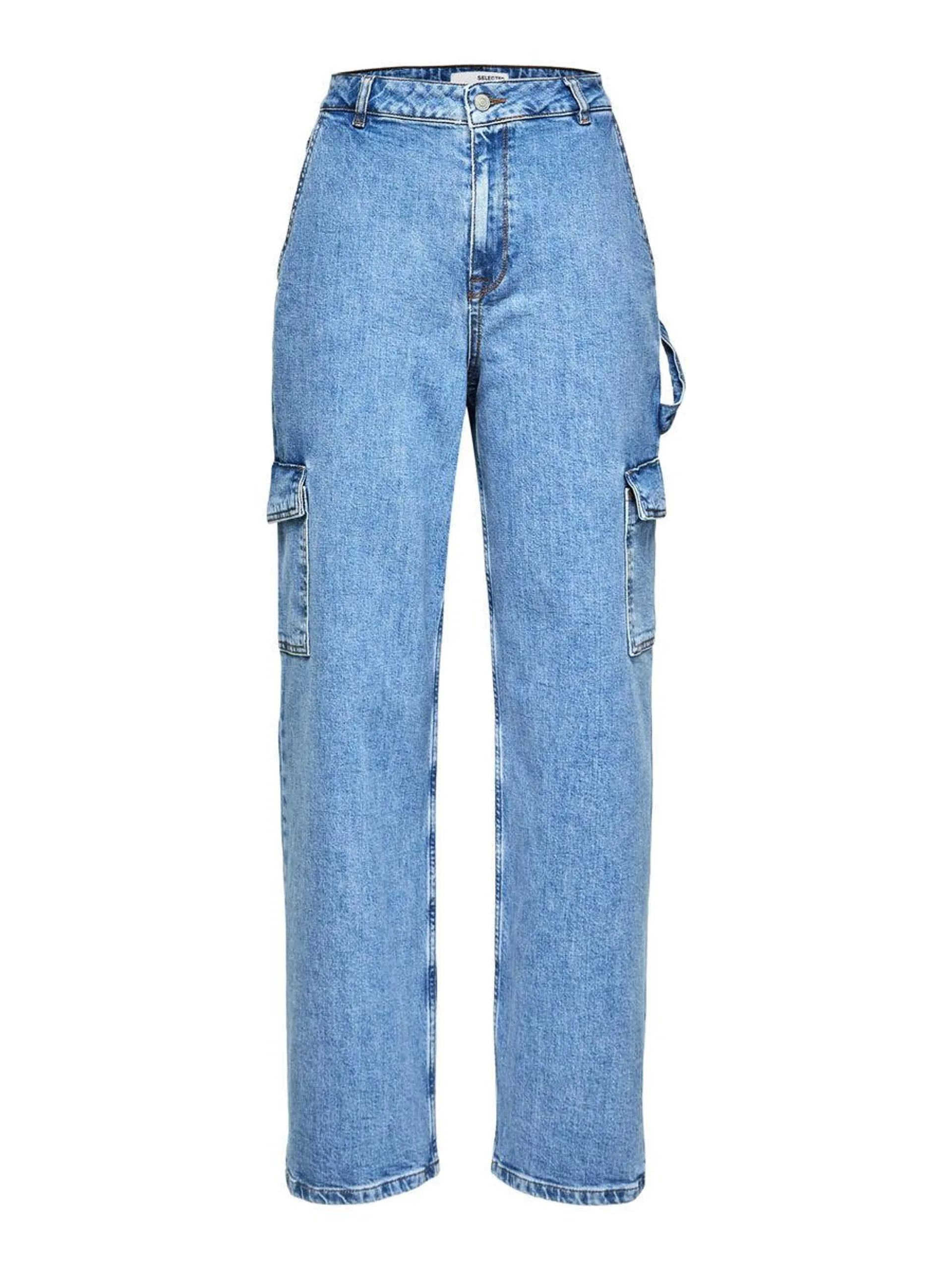 STRAIGHT-FIT CARGOJEANS