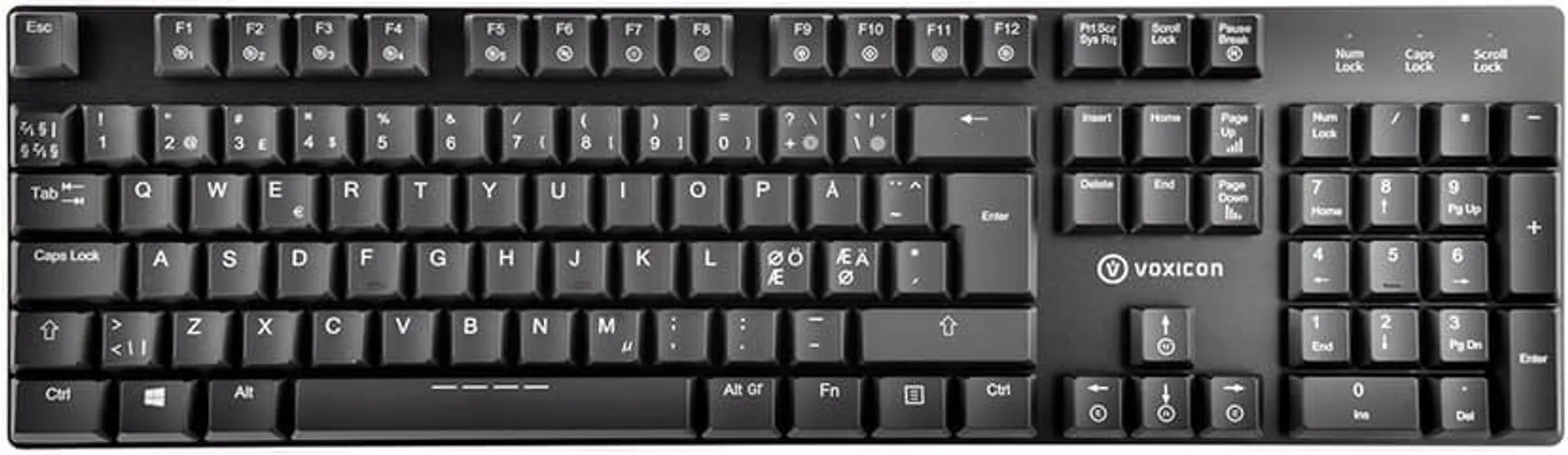 Kablet Nordisk Tastatur