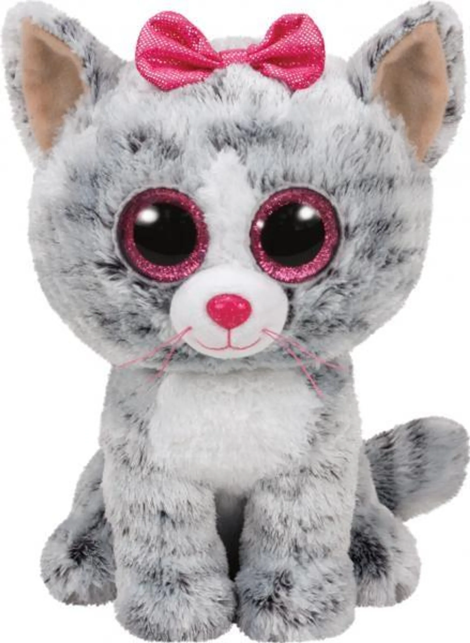 Bamse TY Kiki Grey Cat Regular