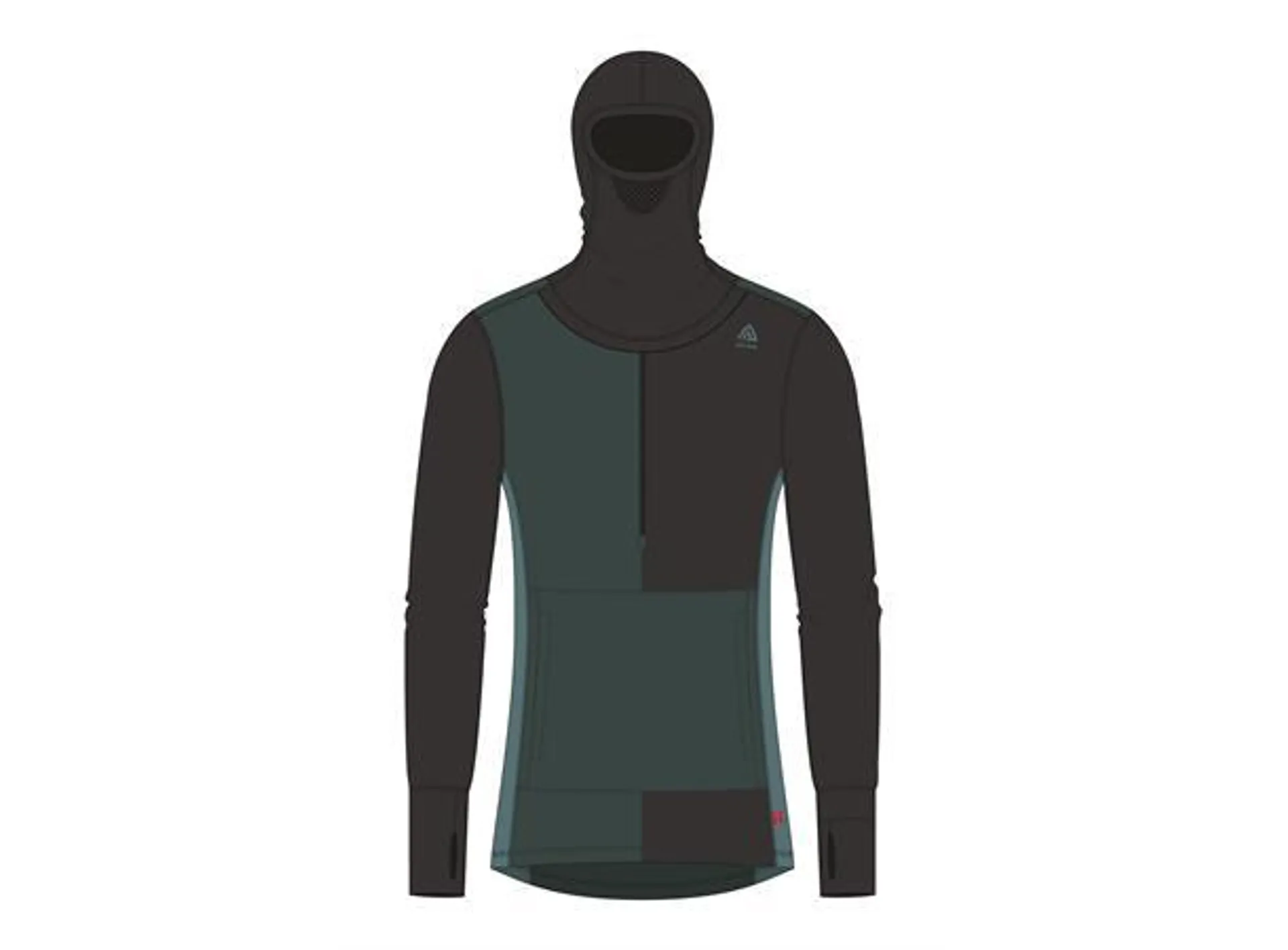 WarmWool hoodsweater w/zip M's