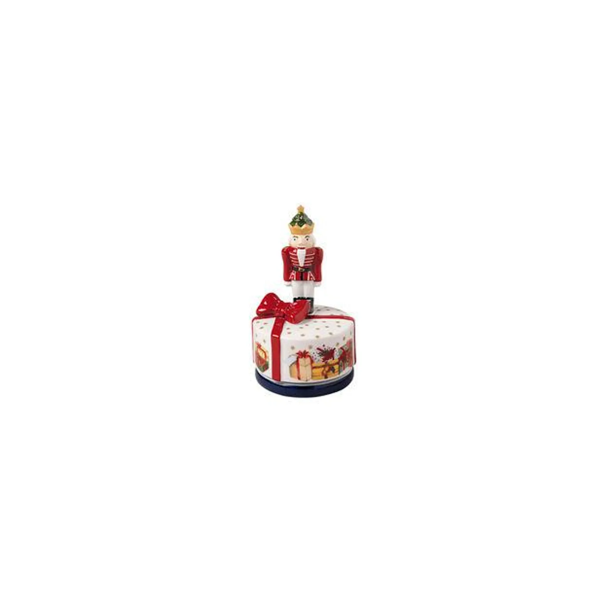 Nostalgic Melody nutcracker rotating, 9 x 15 cm