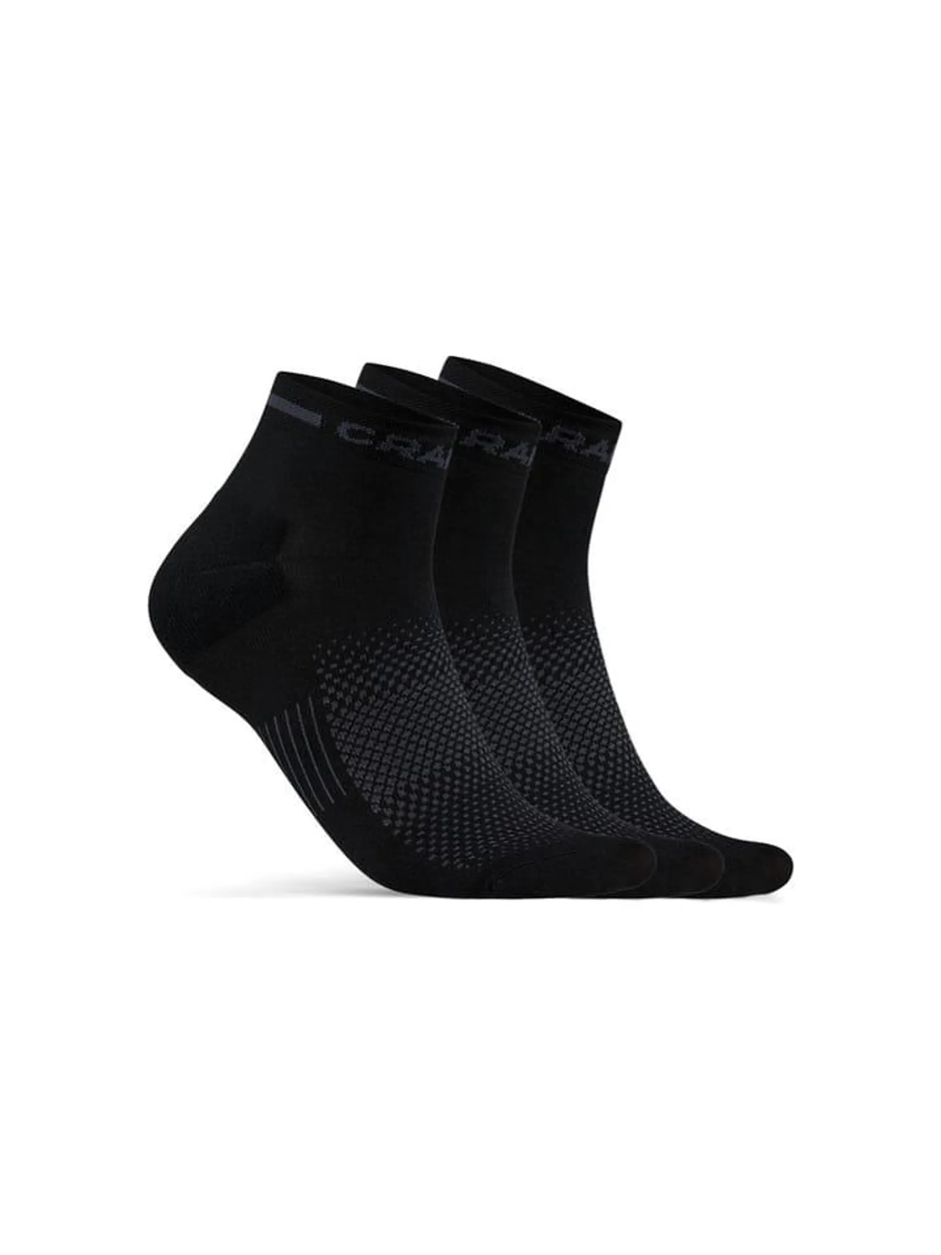 Craft Core Dry Mid Sock 3-pack Black