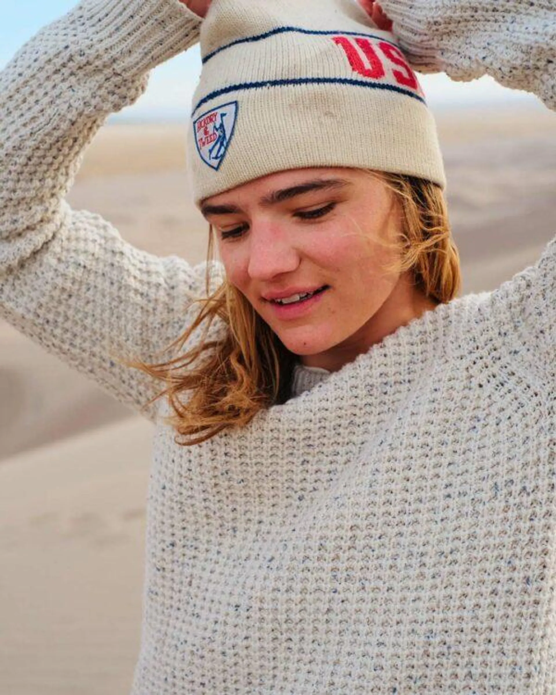 Amundsen Field Sweater Womens Natural