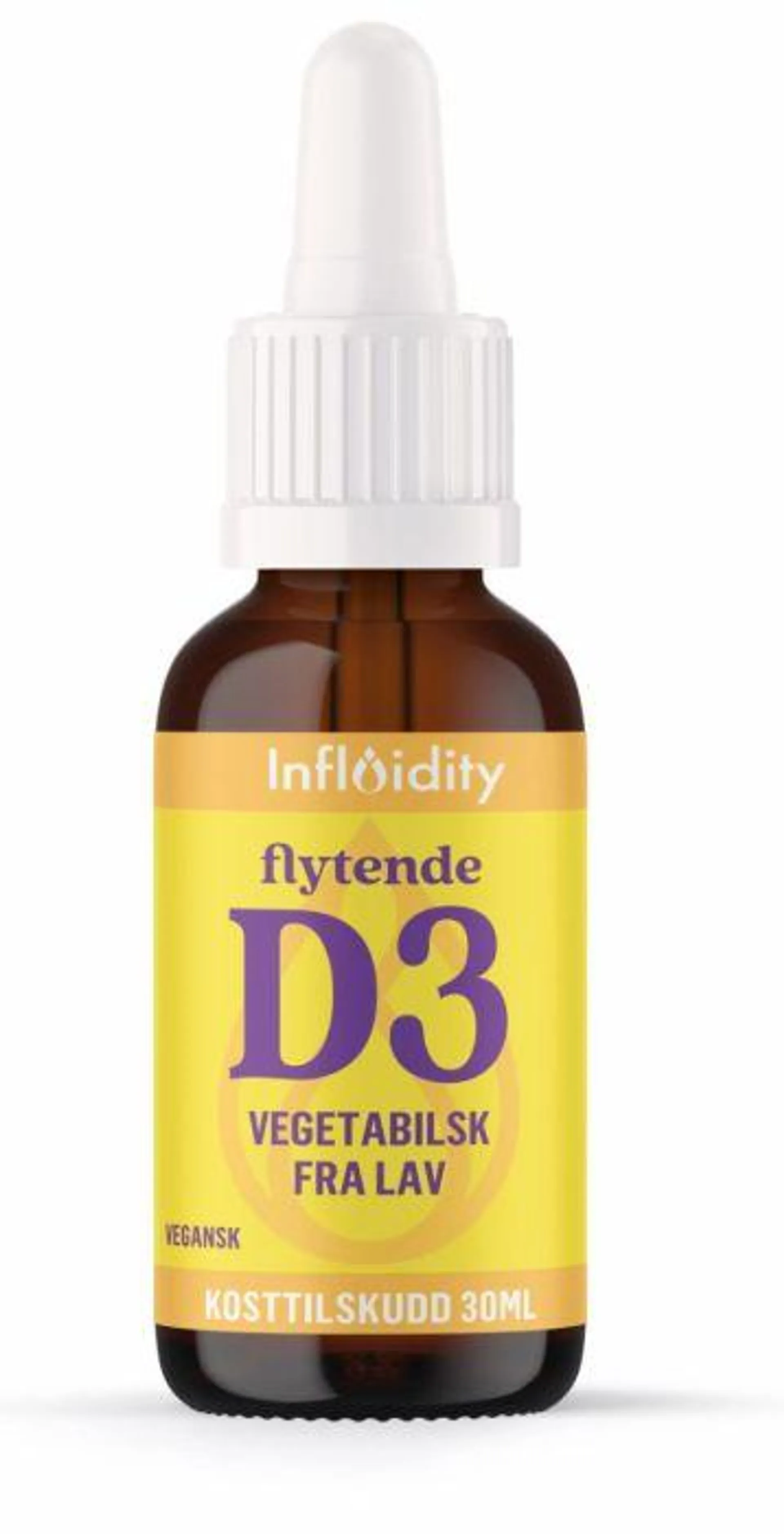 Influidity Flytende Vegansk D3