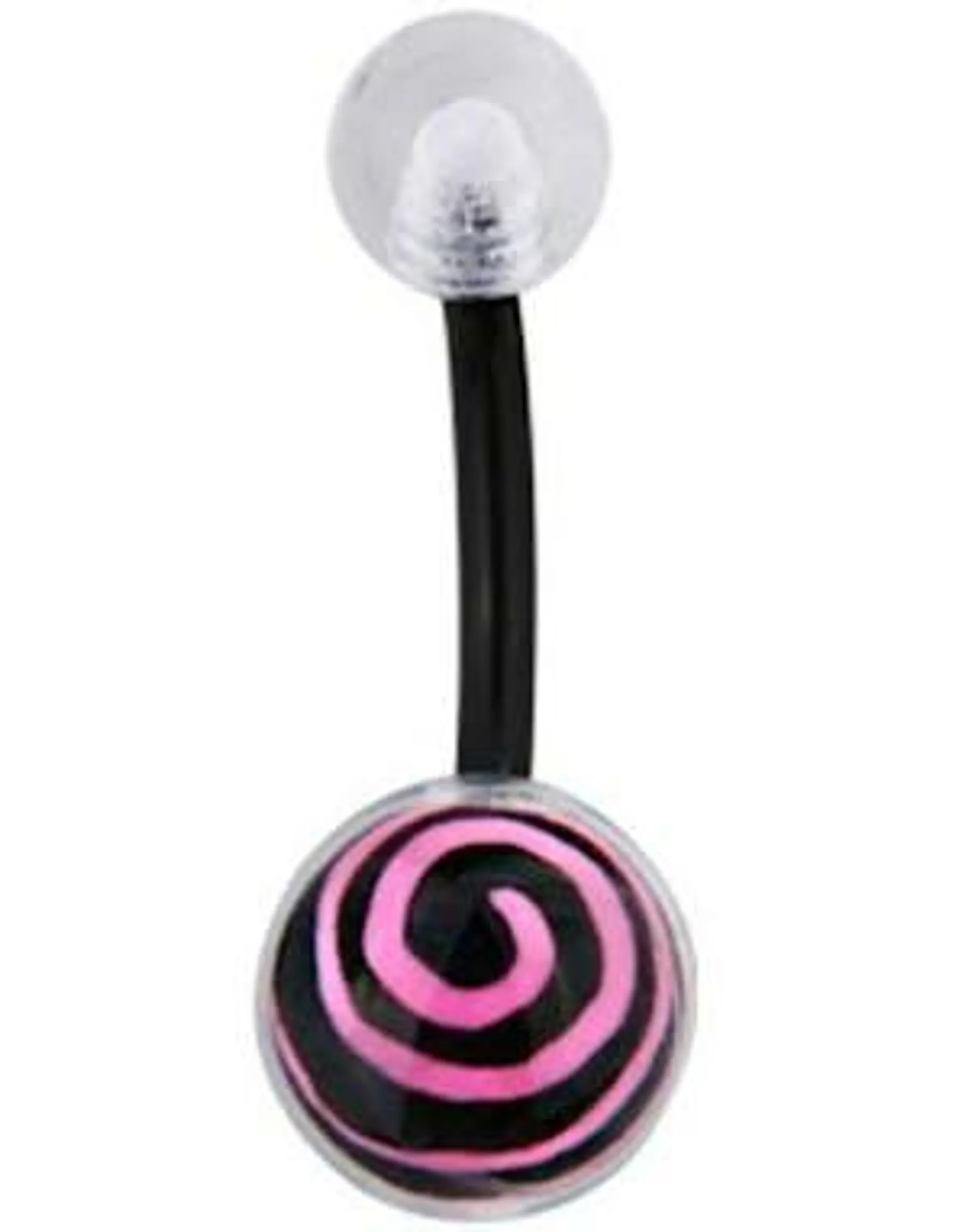 Hypnotize Me Navlepiercing - Svart/Rosa