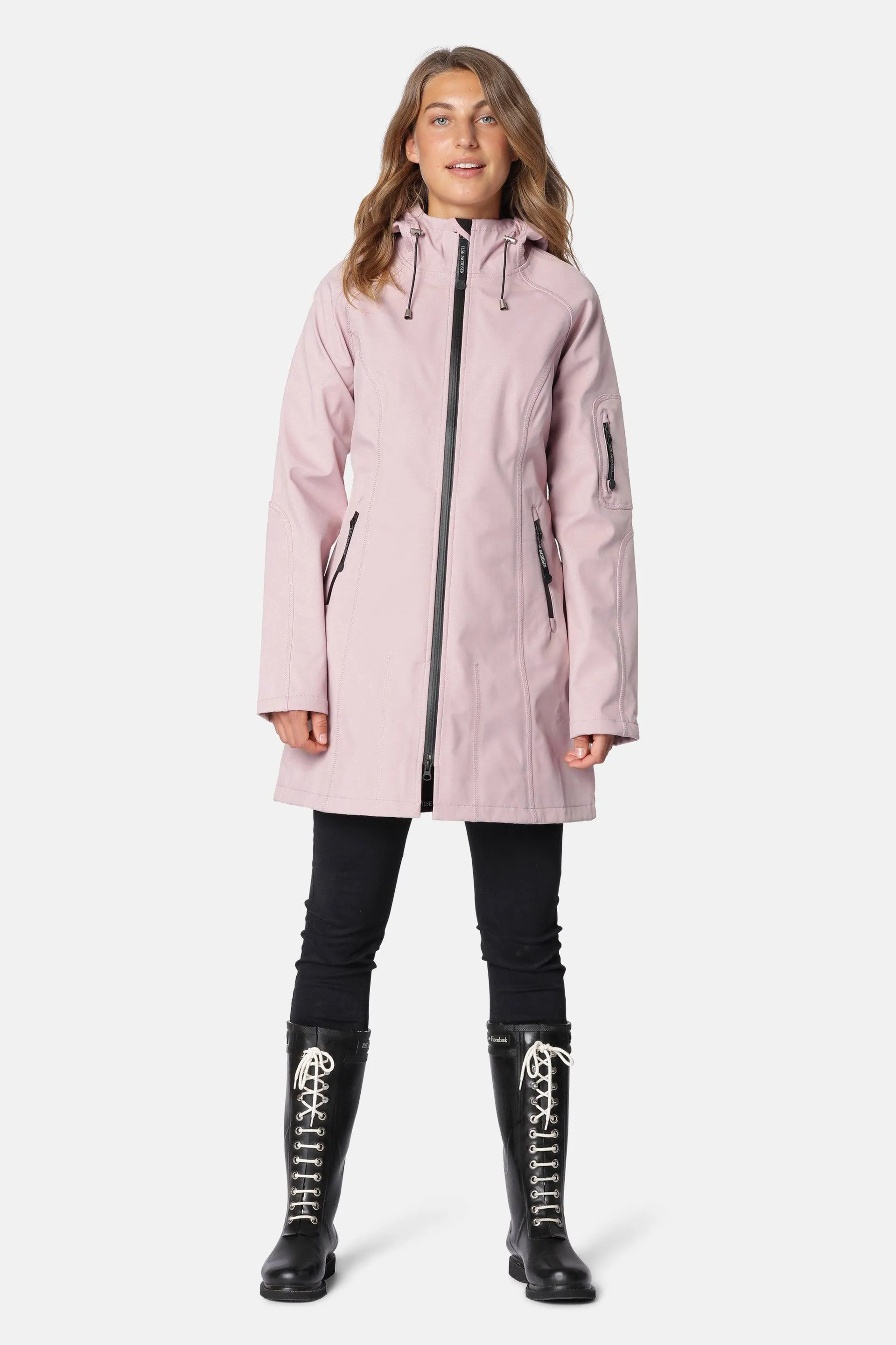 3/4 Raincoat - Adobe Rose