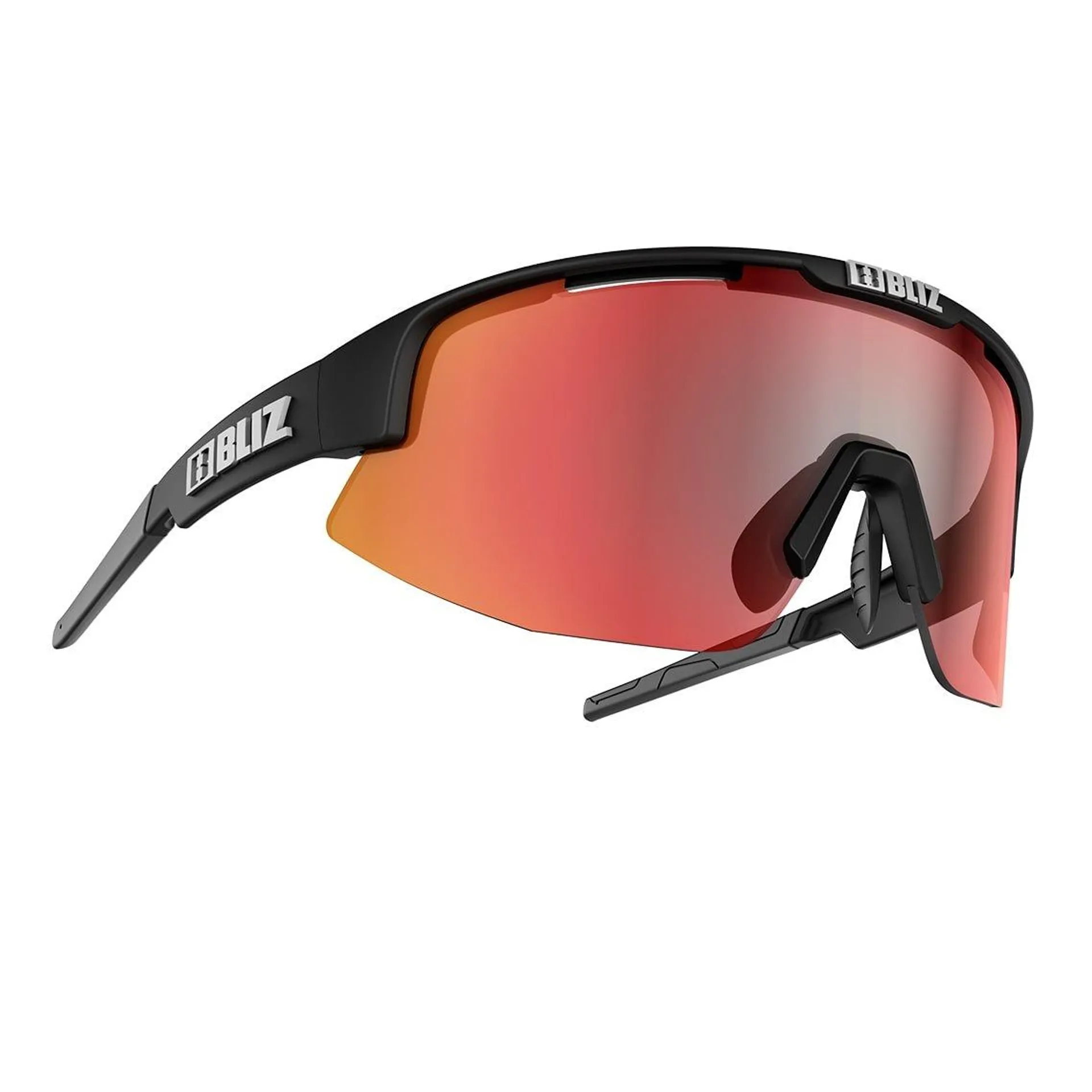 Bliz Matrix Brown w red multi Matt Black