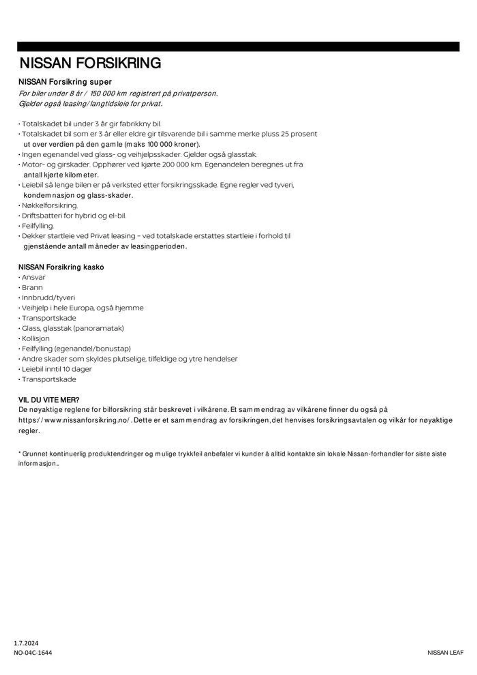 Nissan LEAF fra 2. juli til 2. juli 2025 - kundeavisside 14