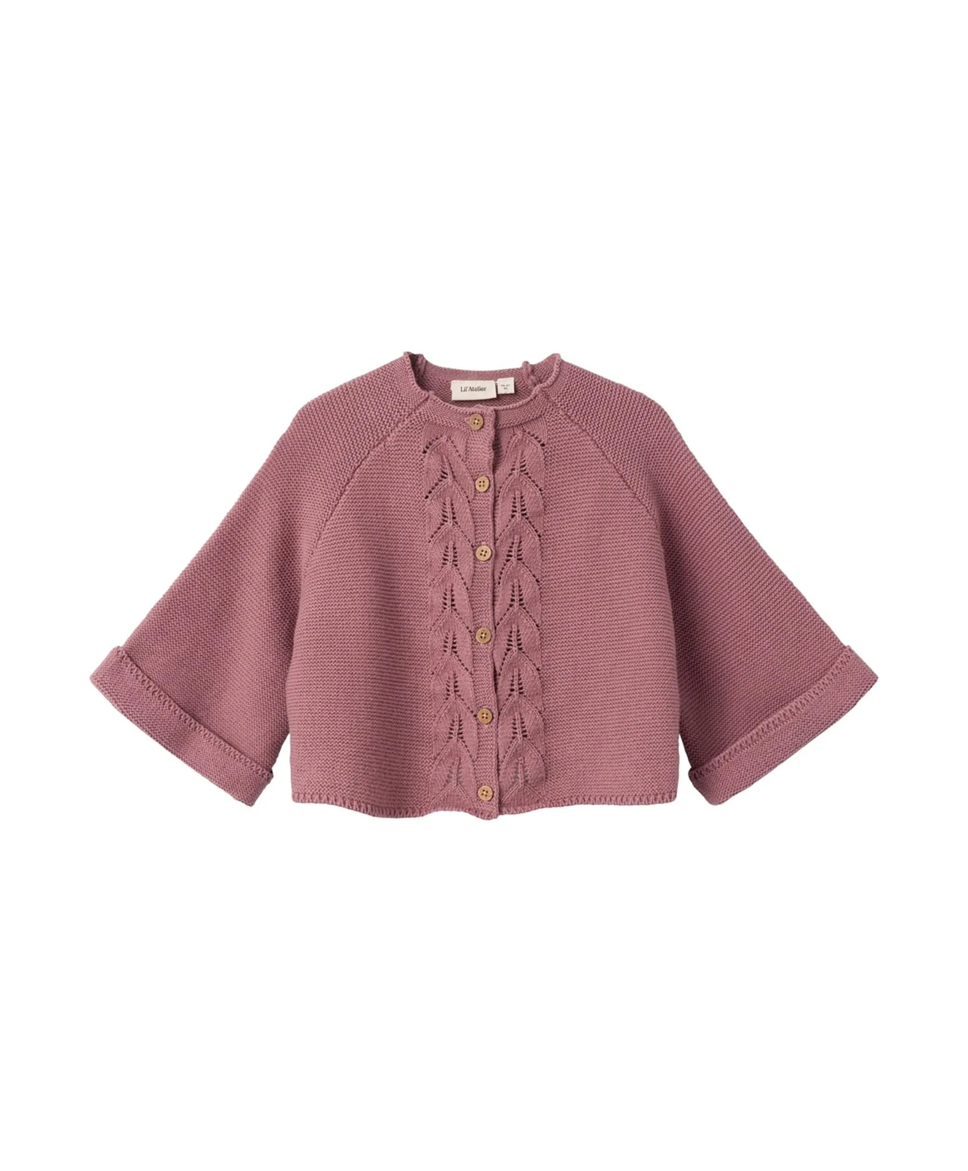 Lil Atelier Dora 3/4 strikket cardigan