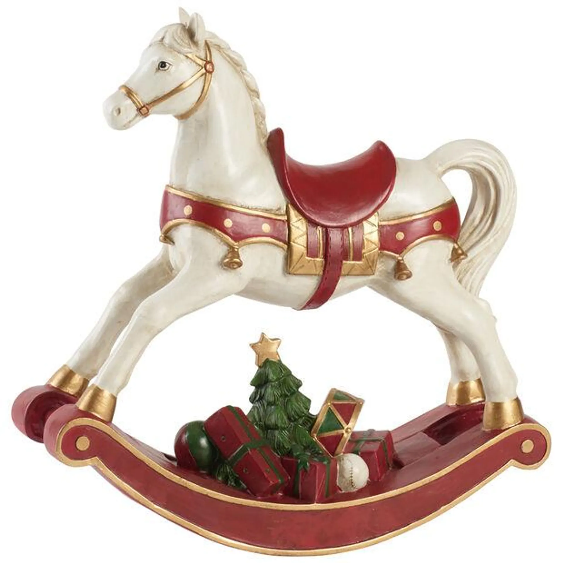 Winter Collage Accessoires Rocking horse XL 32,8x10,8x32,5cm