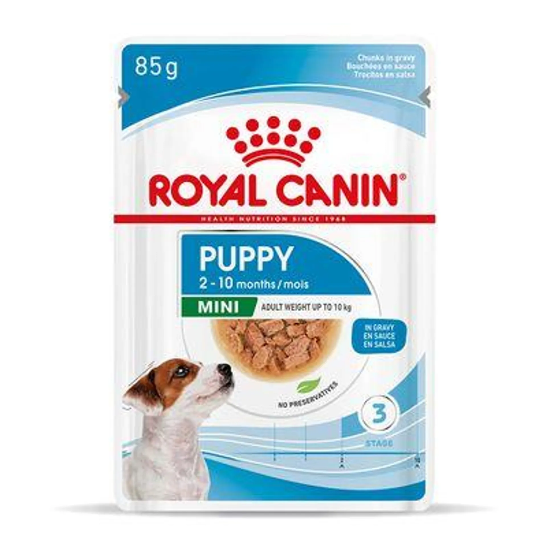 Royal Canin Mini Puppy em molho comida húmida para cães