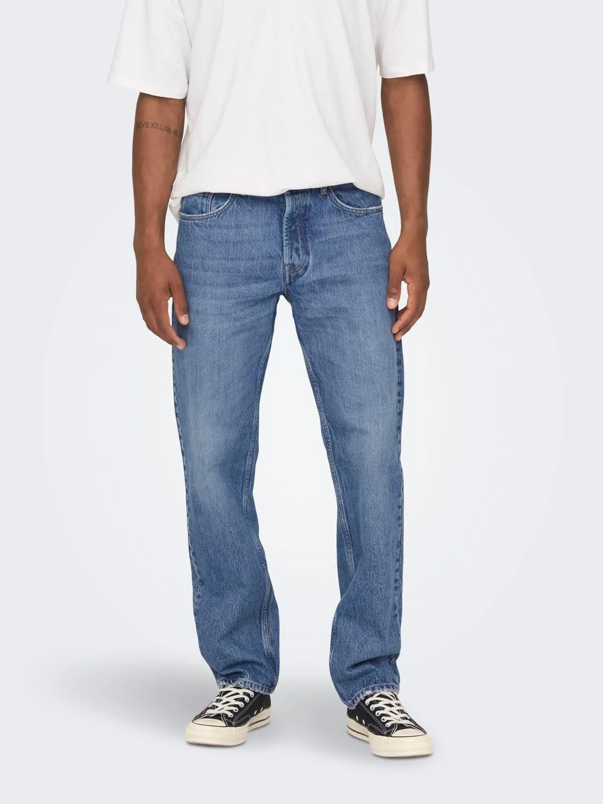 ONSEdge Loose Medium Blue Jeans