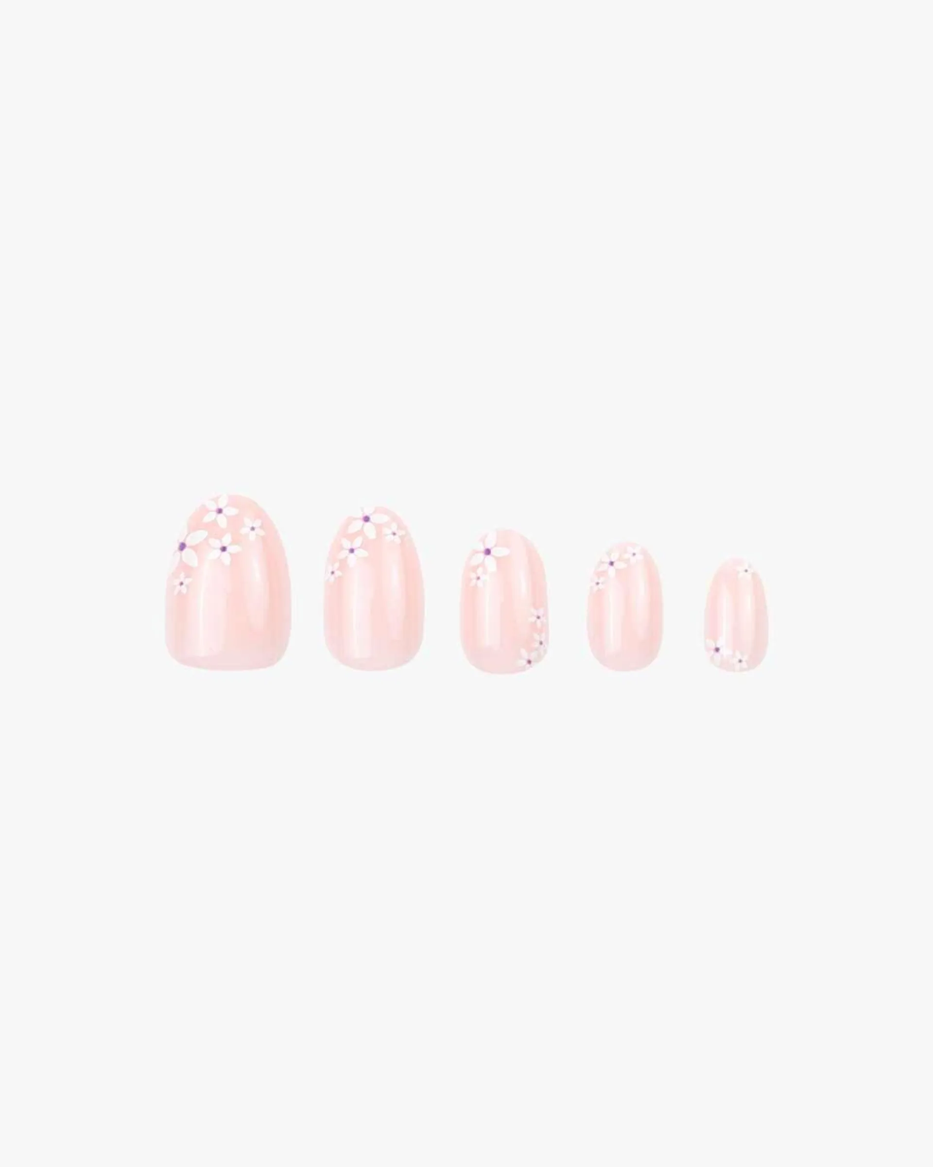 Reusable Press-On Nails Lovely Daisy 30 stk