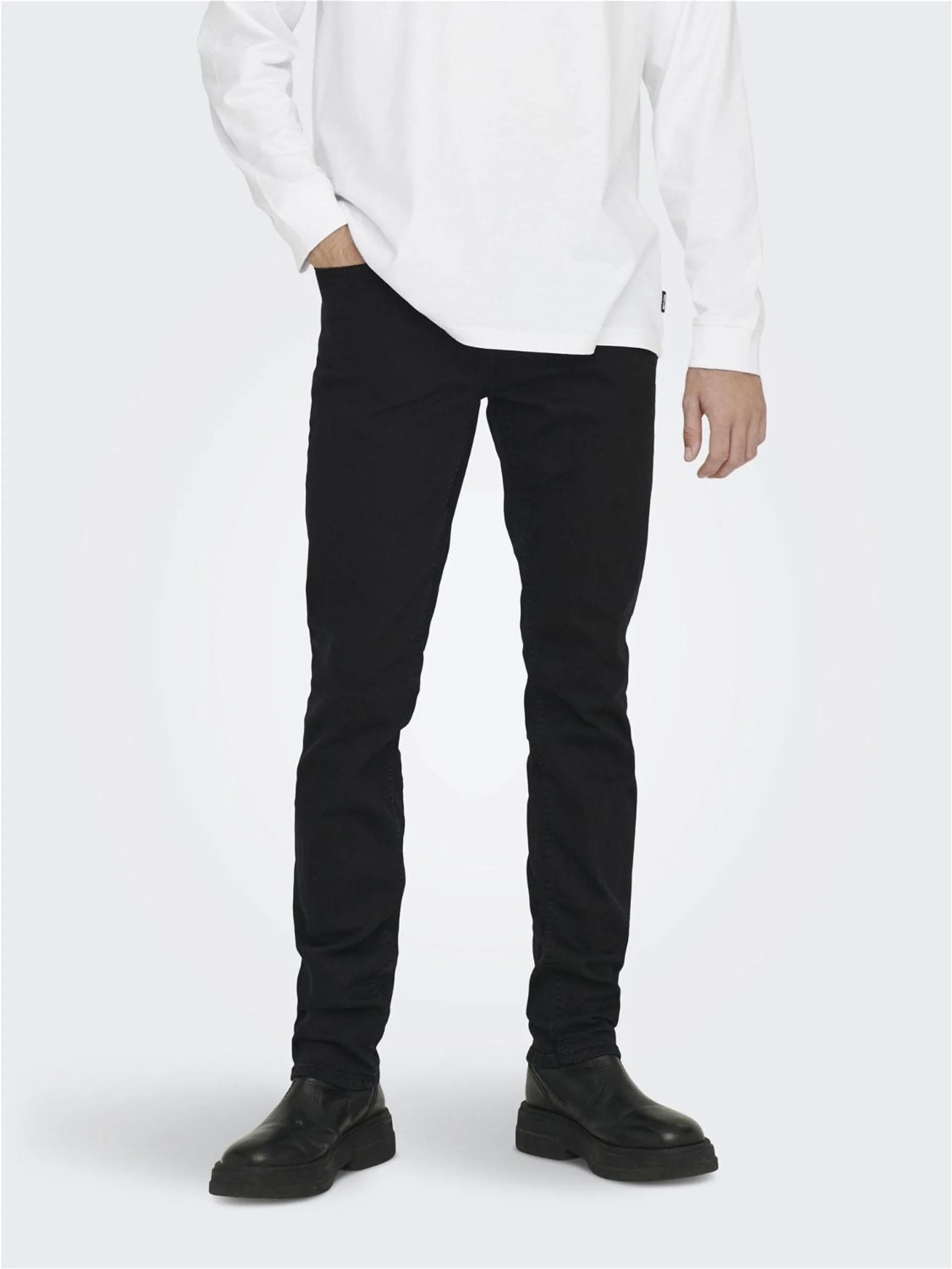 ONSWeft Regular Black Jeans