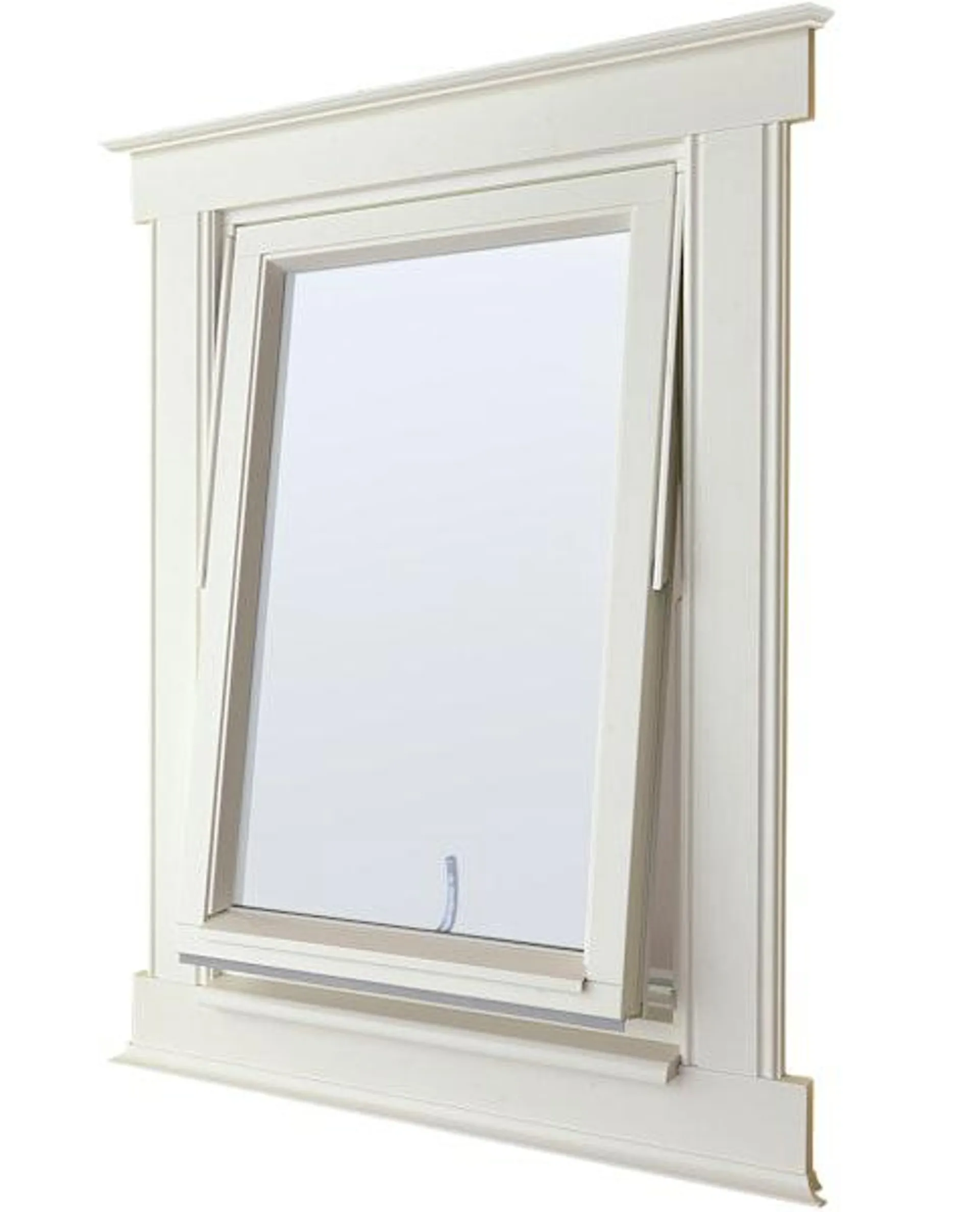 TOPPSVING VINDU 1189X1190 HVIT PARTI