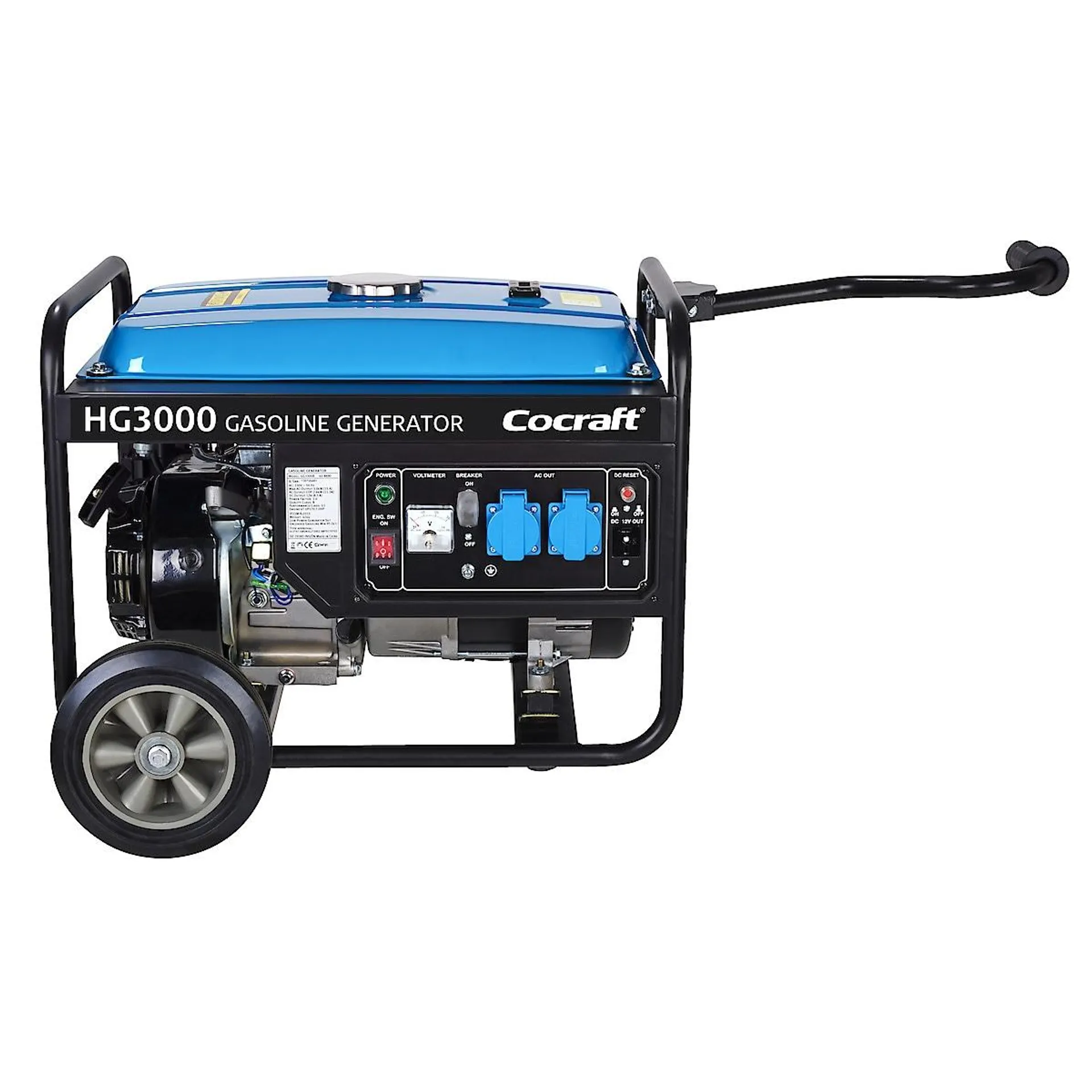 Bensindrevet generator Cocraft HG 3000