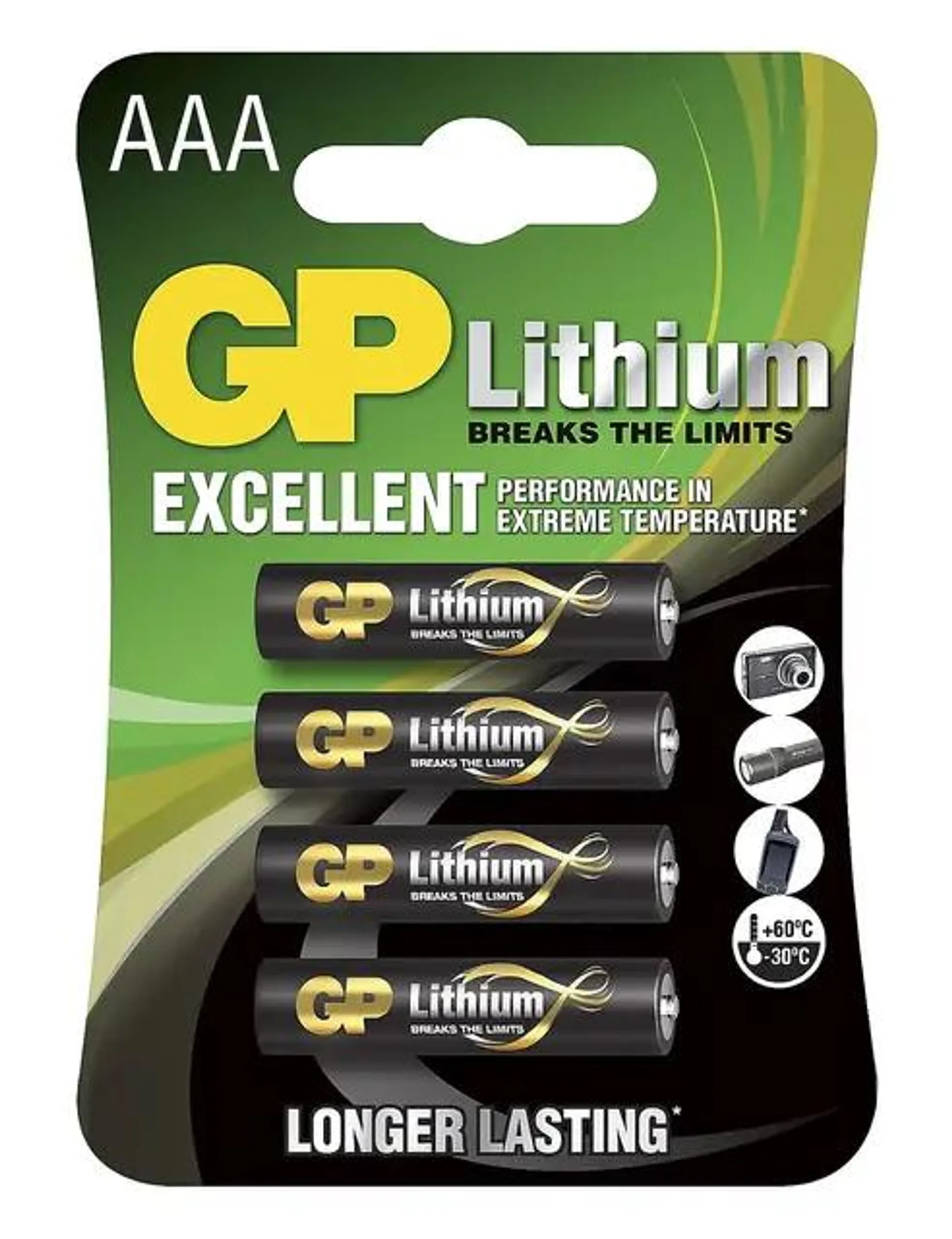 GP Lithium AAA-batteri 24LF-2U4