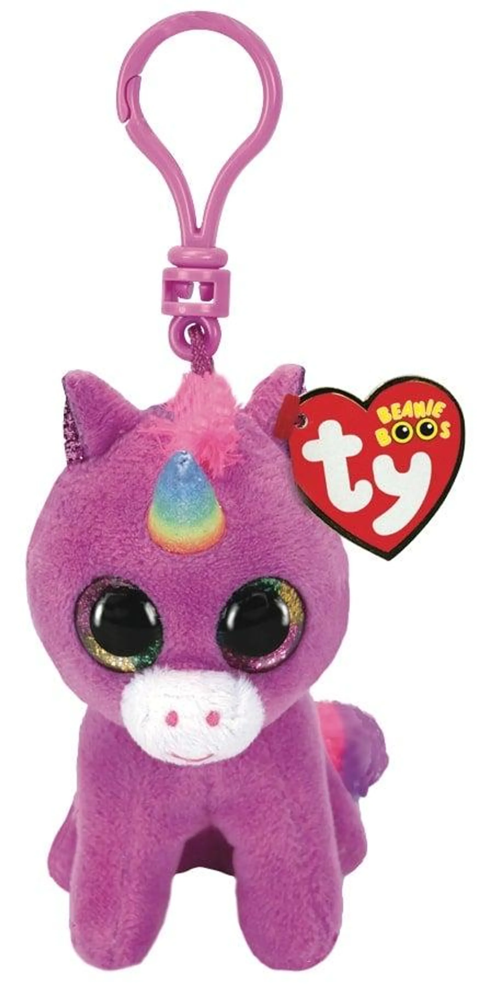 Bamse TY Rosette Unicorn Lille Clip