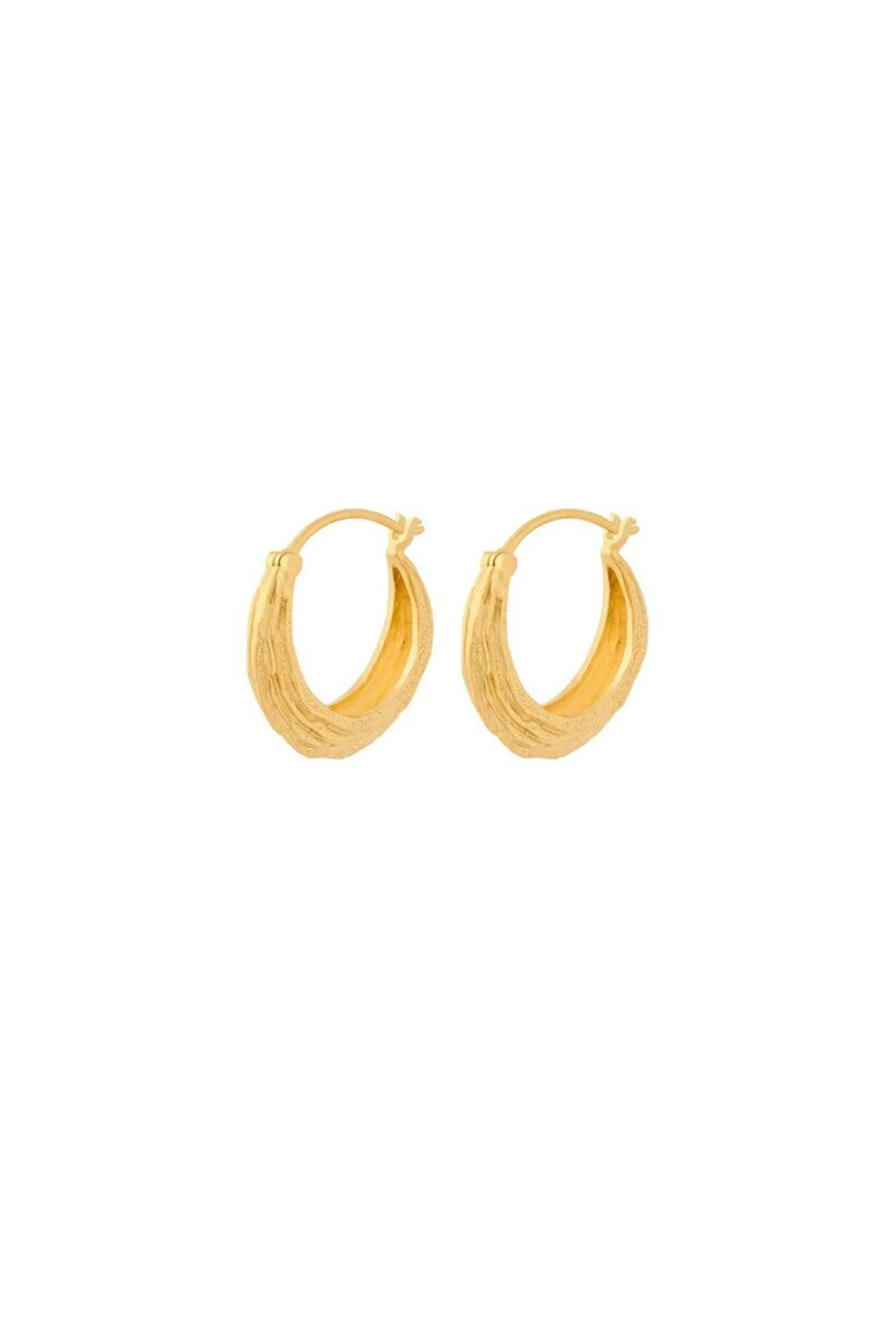 Coastline Earrings Gold