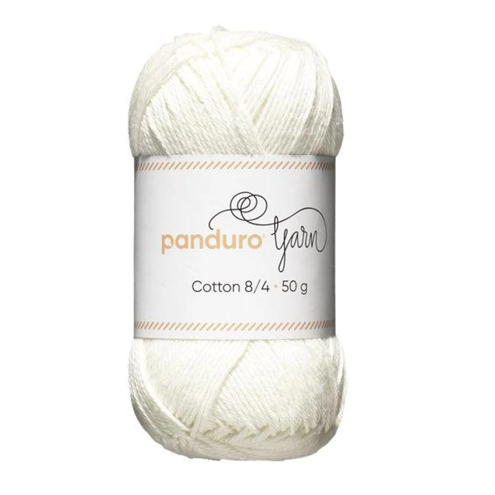 Garn Cotton 8/4 50g Natur