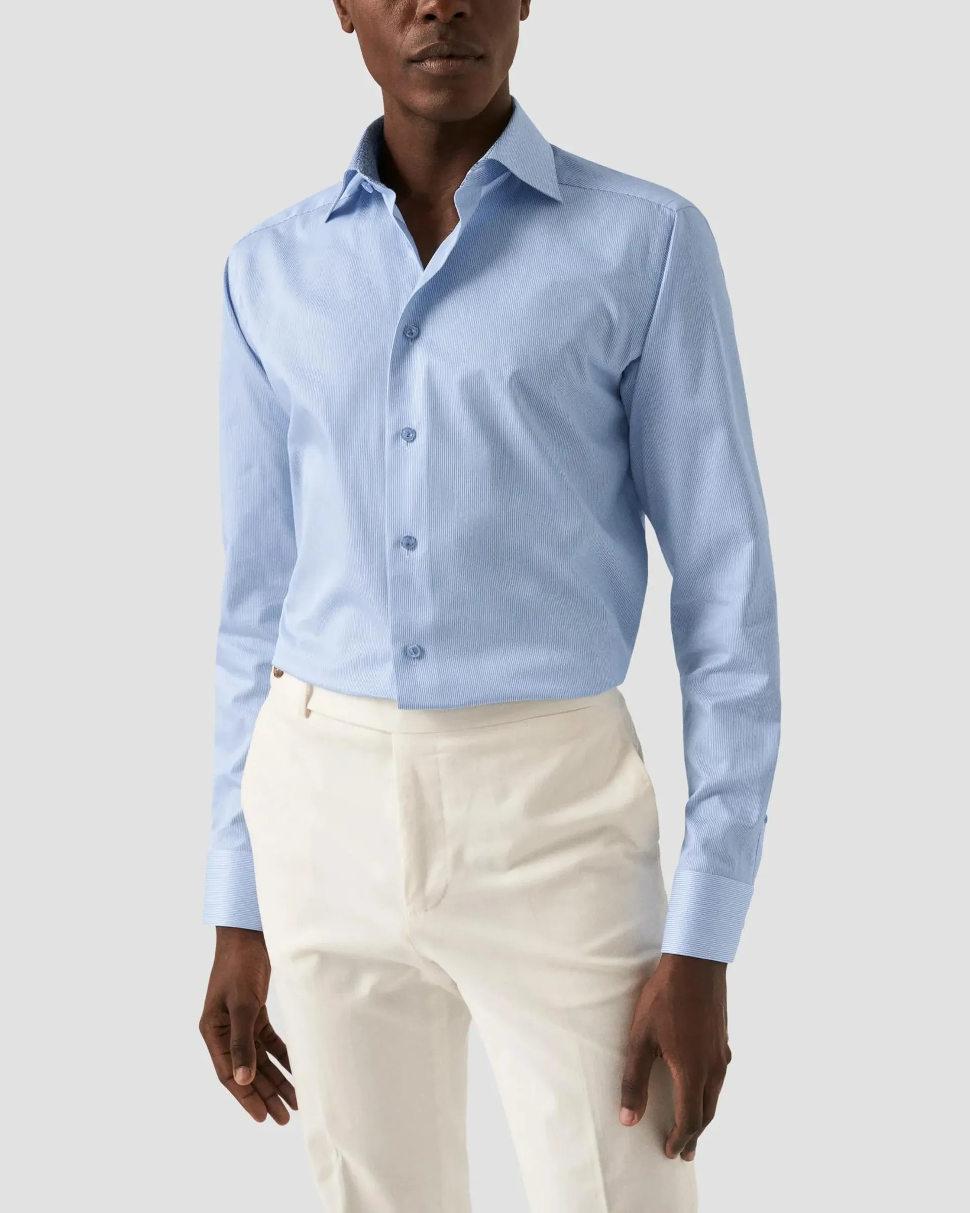 Fine Striped Signature Twill Shirt