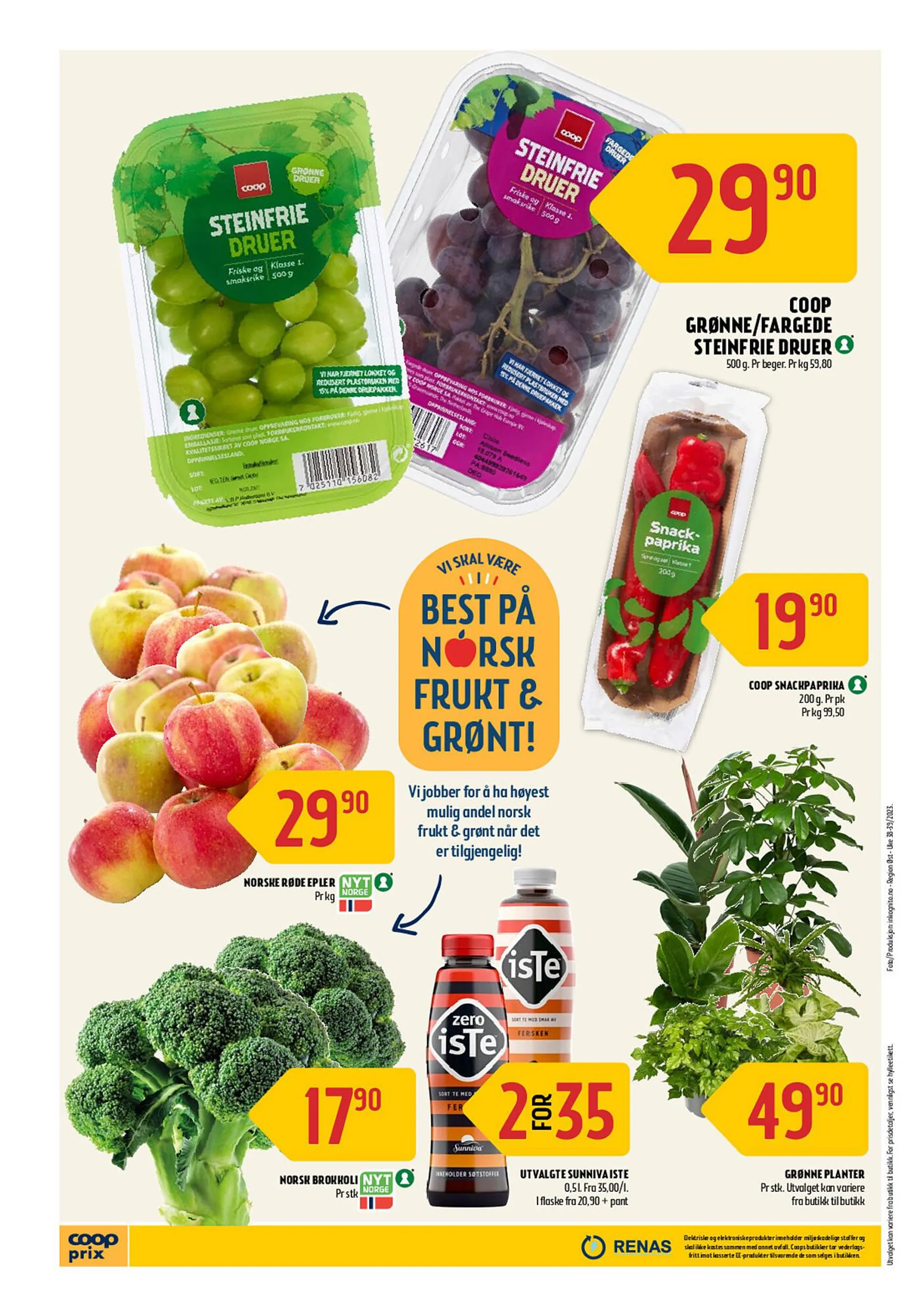 Coop Prix Kundeavis fra 18. september til 1. oktober 2023 - kundeavisside 4