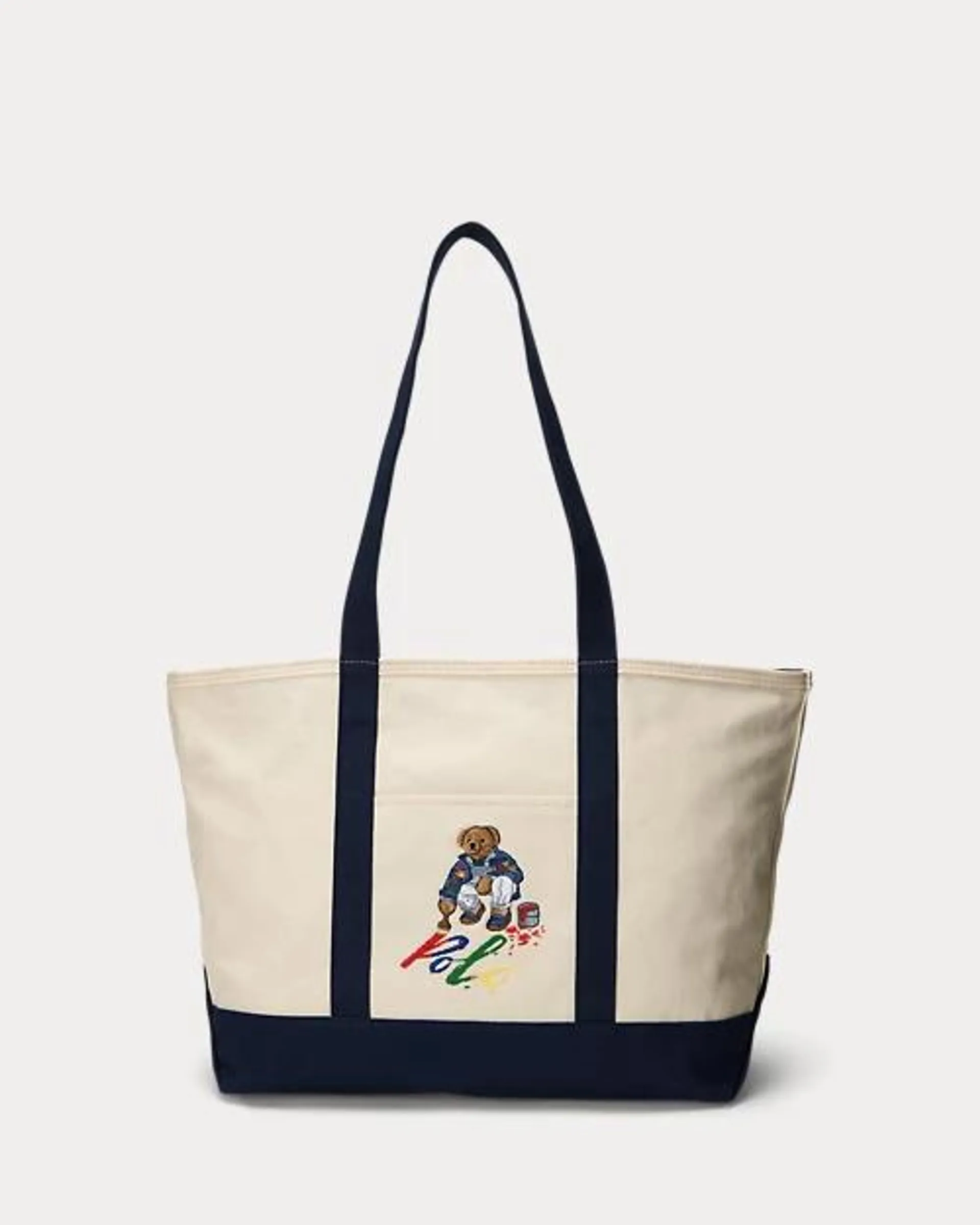 Polo Bear Canvas Tote