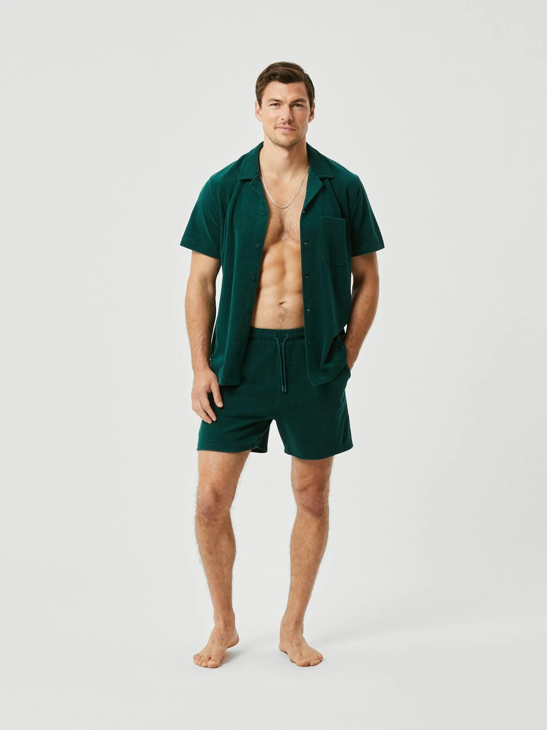 Borg Toweling Pool Shorts