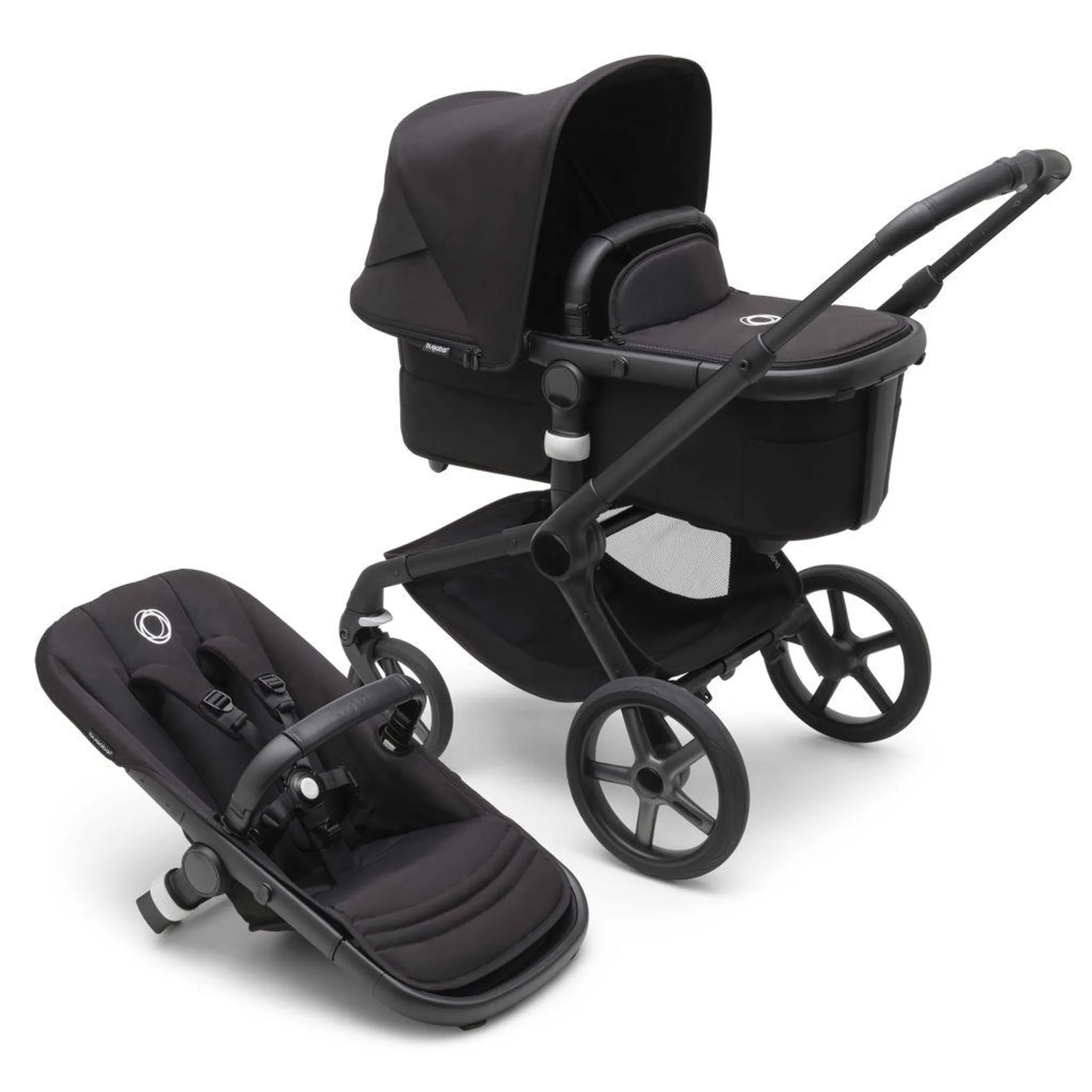 Fox 5 Complete Barnevogn Black/Midnight Black