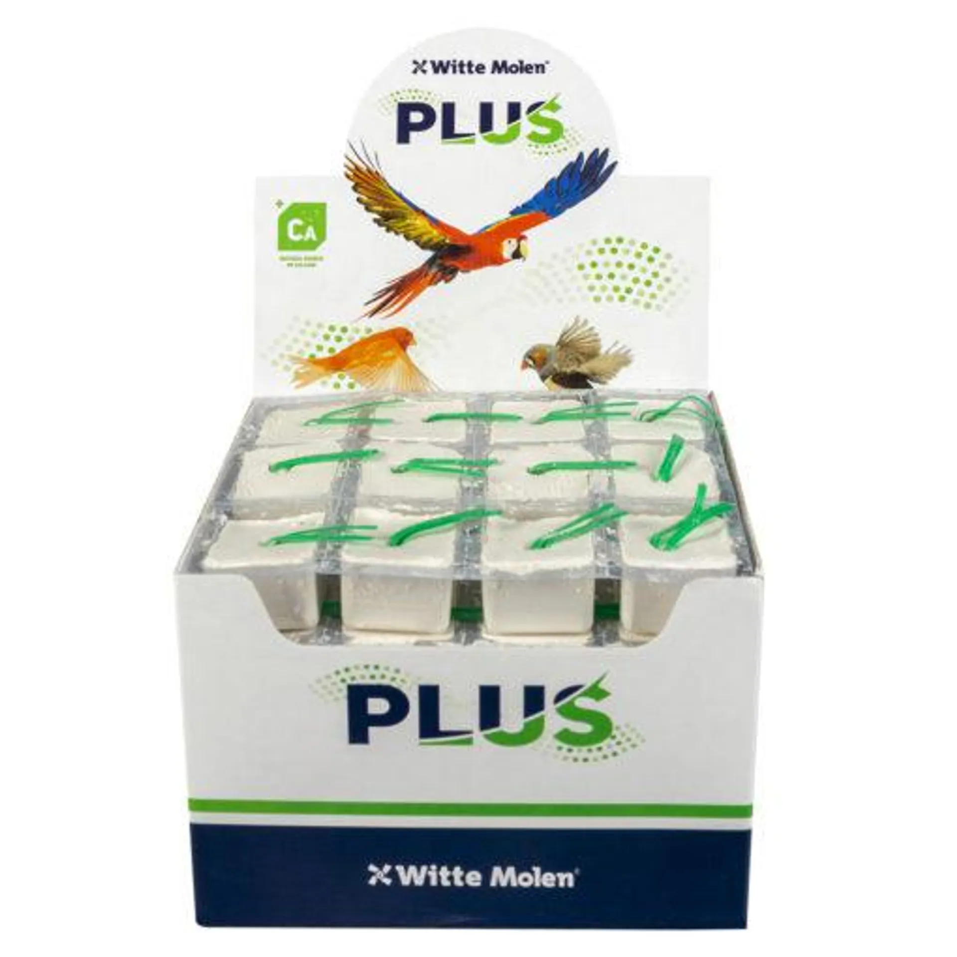 Energy block S – 4x3x2cm – display white (60)