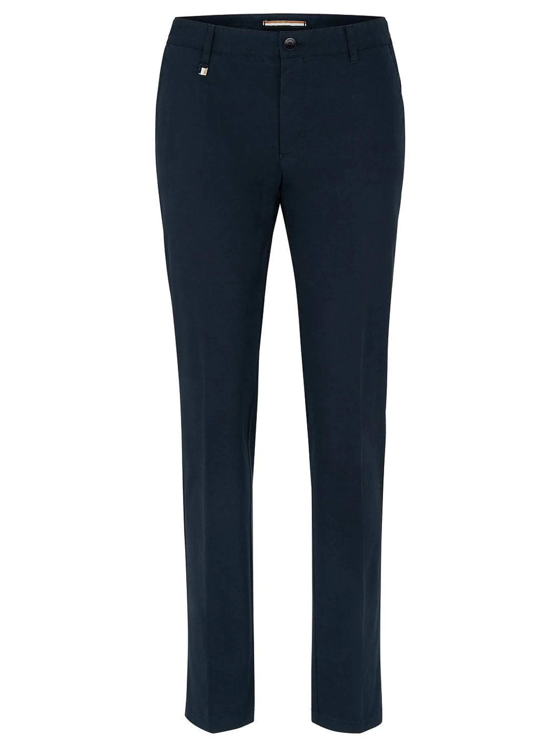 GENIUS SLIM-FIT TROUSERS IN STRETCH COTTON Marine