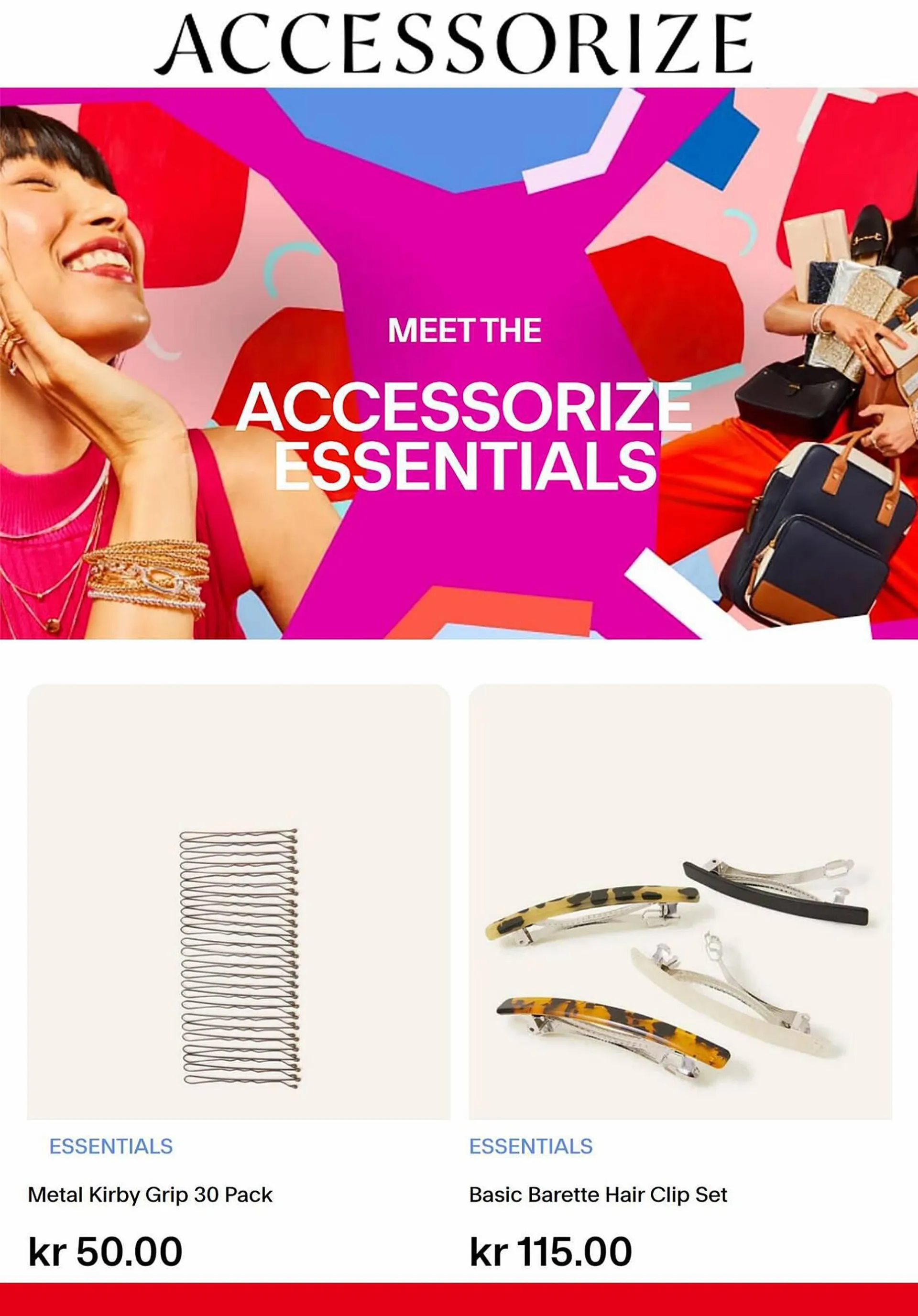 Accessorize Kundeavis fra 28. august til 28. september 2023 - kundeavisside 1