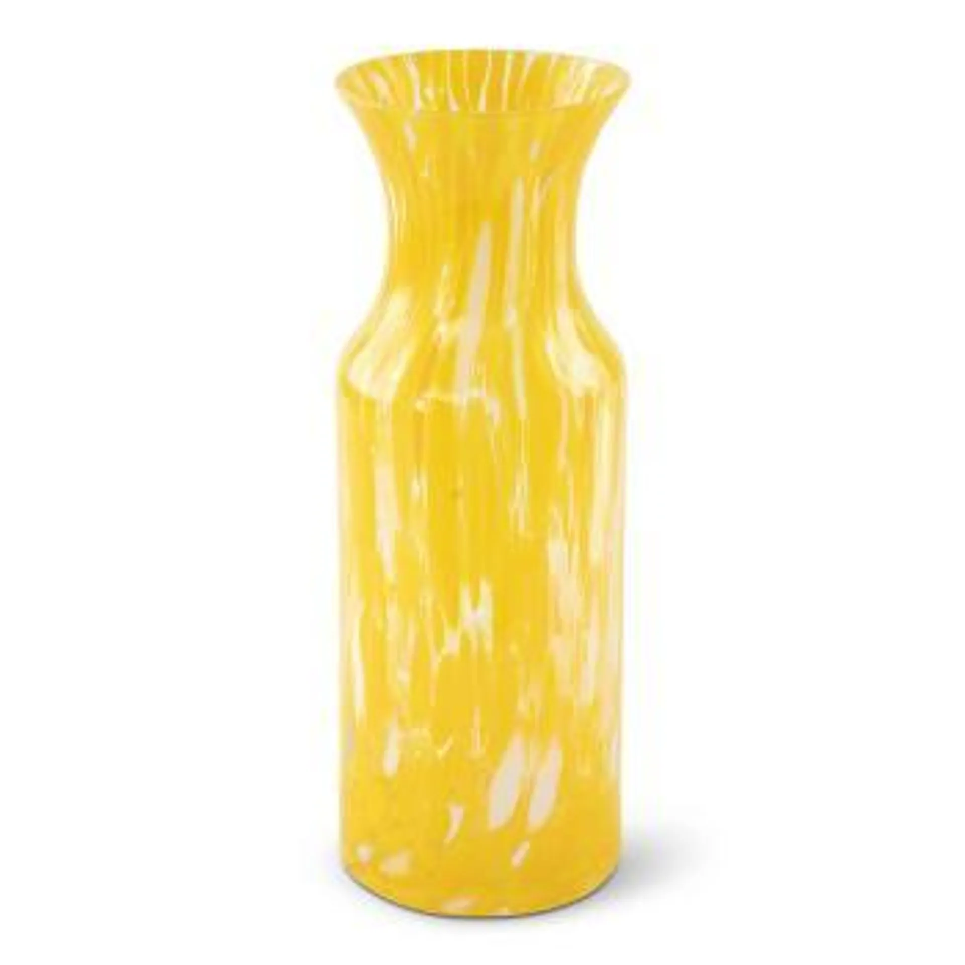 Magnor - Swirl karaffel/vase gul