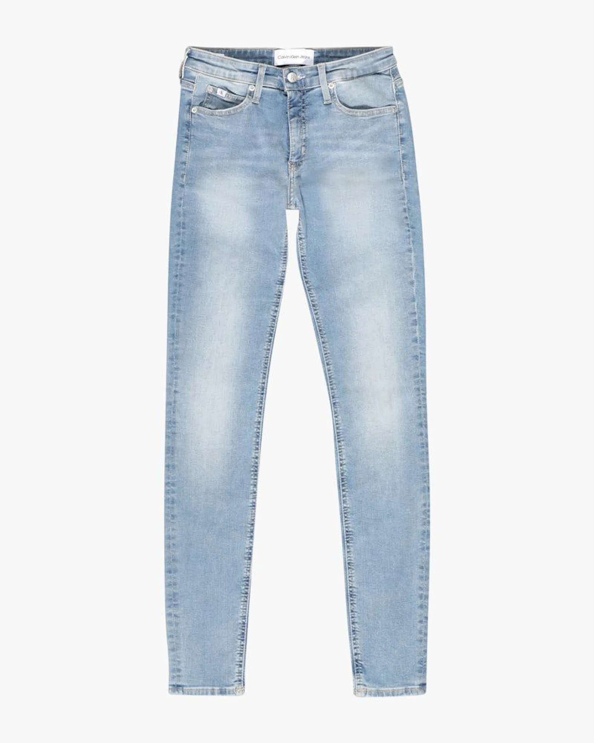 Mid Rise Skinny Lys Blå Jeans