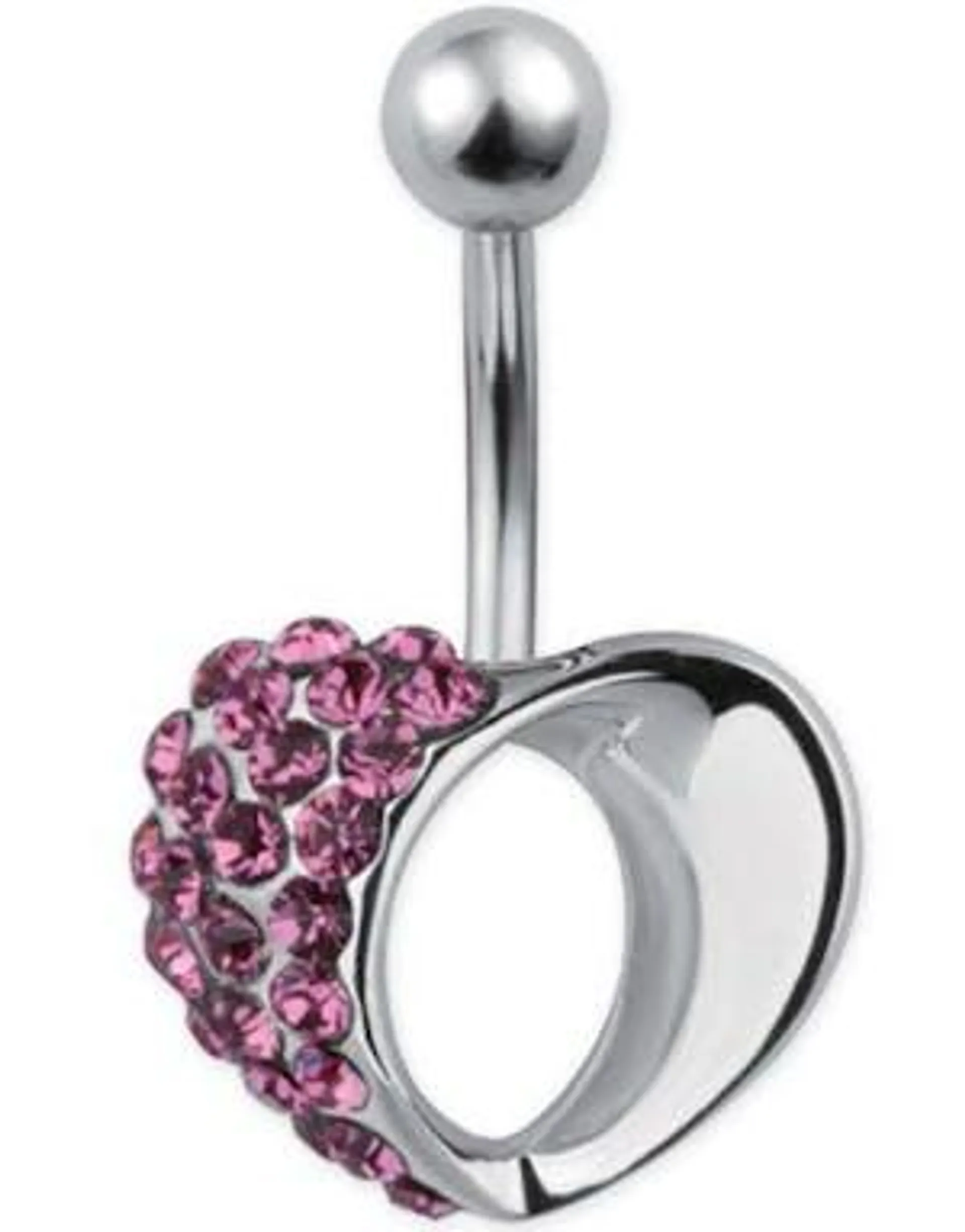 Brightness Navlepiercing - Rosa