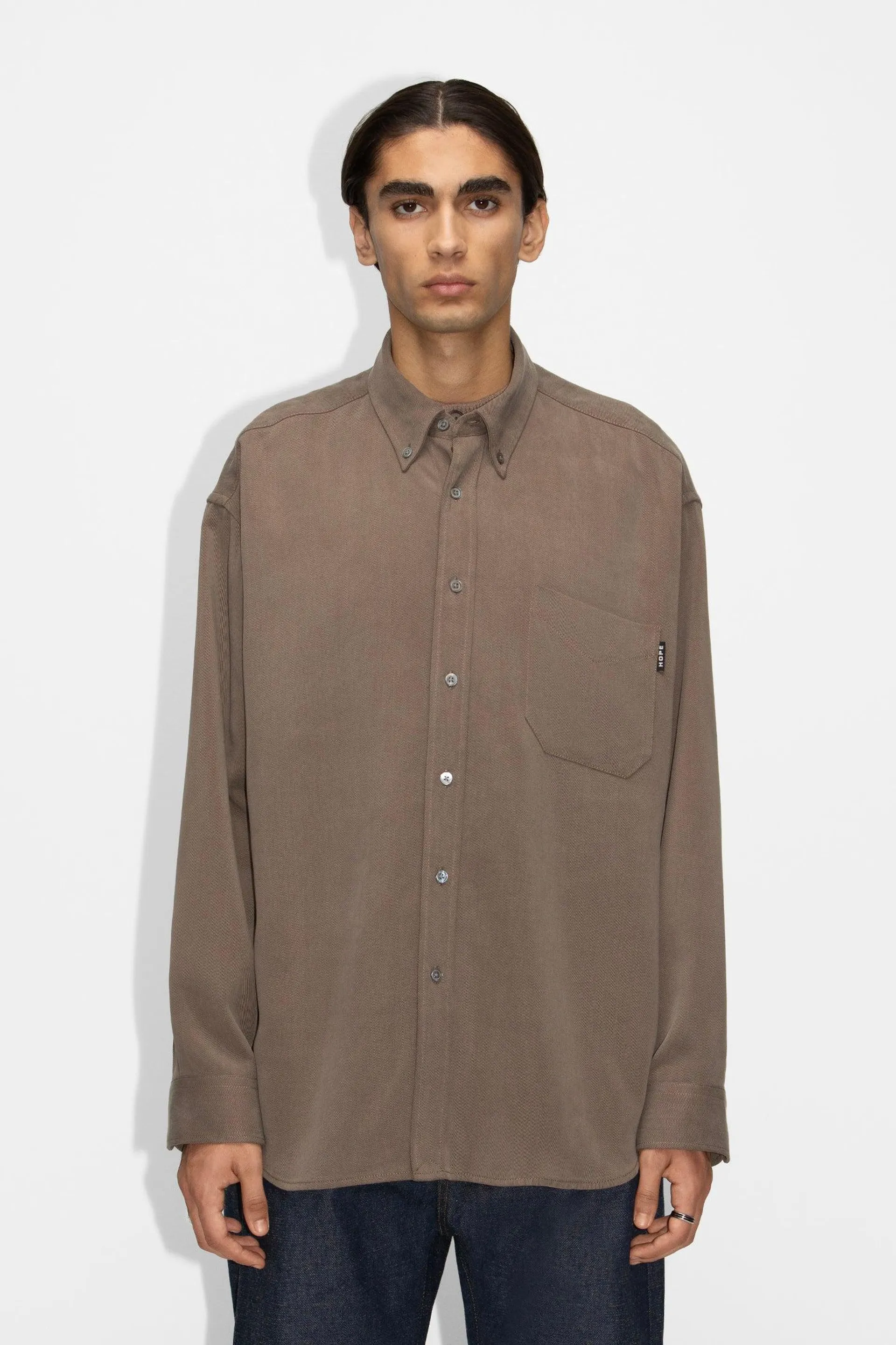 Oversized Tencel Shirt