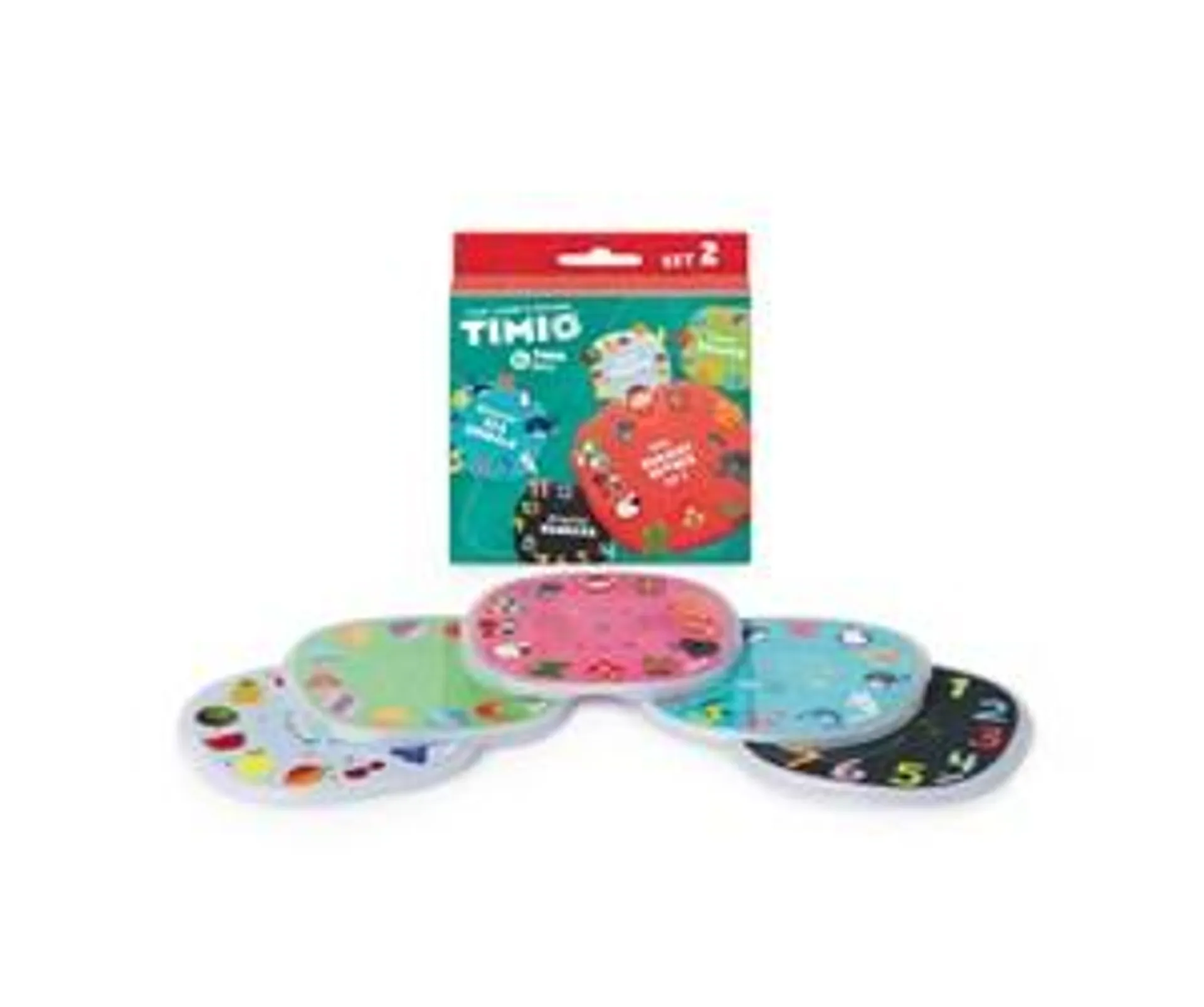 TIMIO Disc Set 2 - Numbers Nursery Rhymes Sea Animals Shapes and Fruits