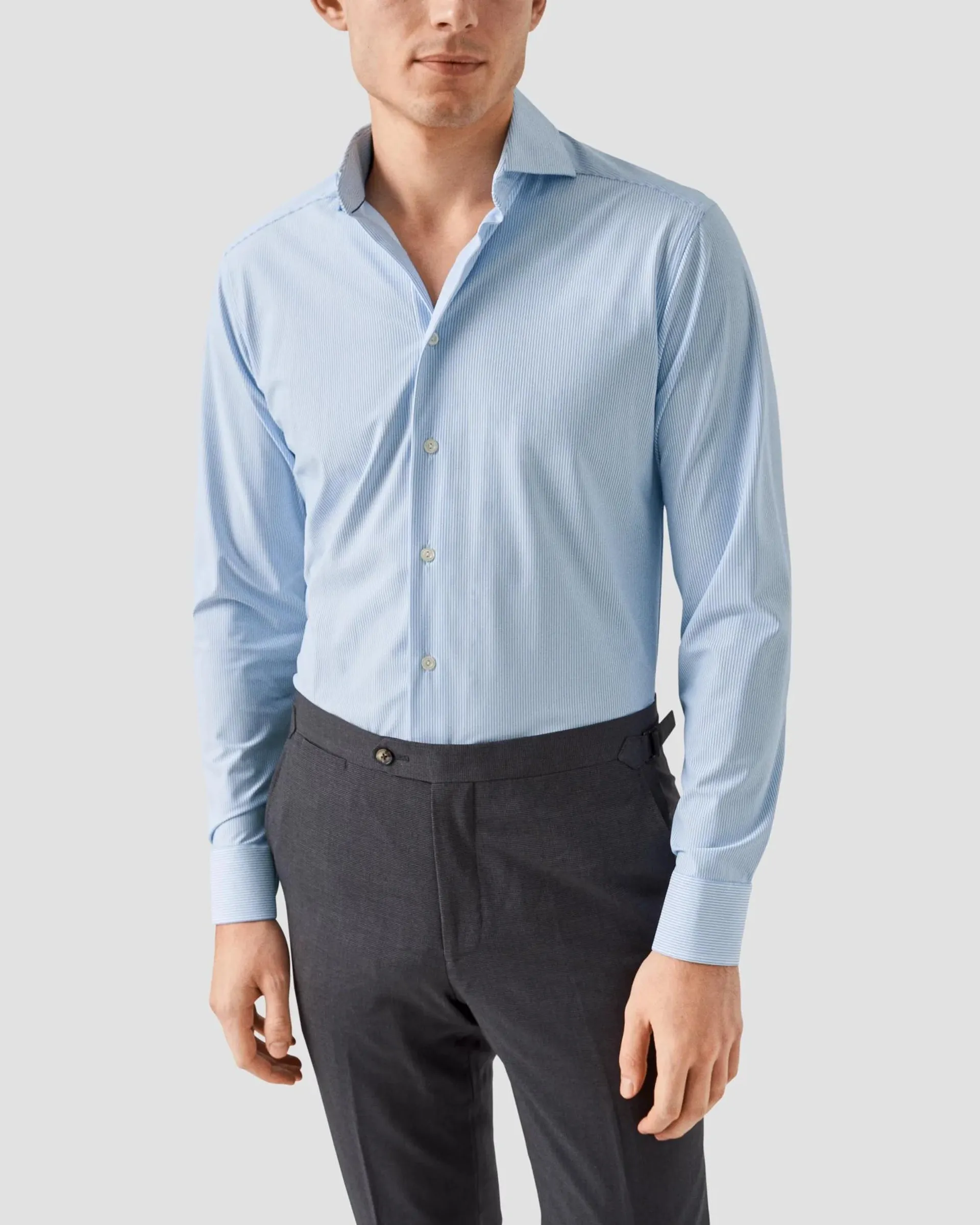 Striped Four-Way Stretch Shirt