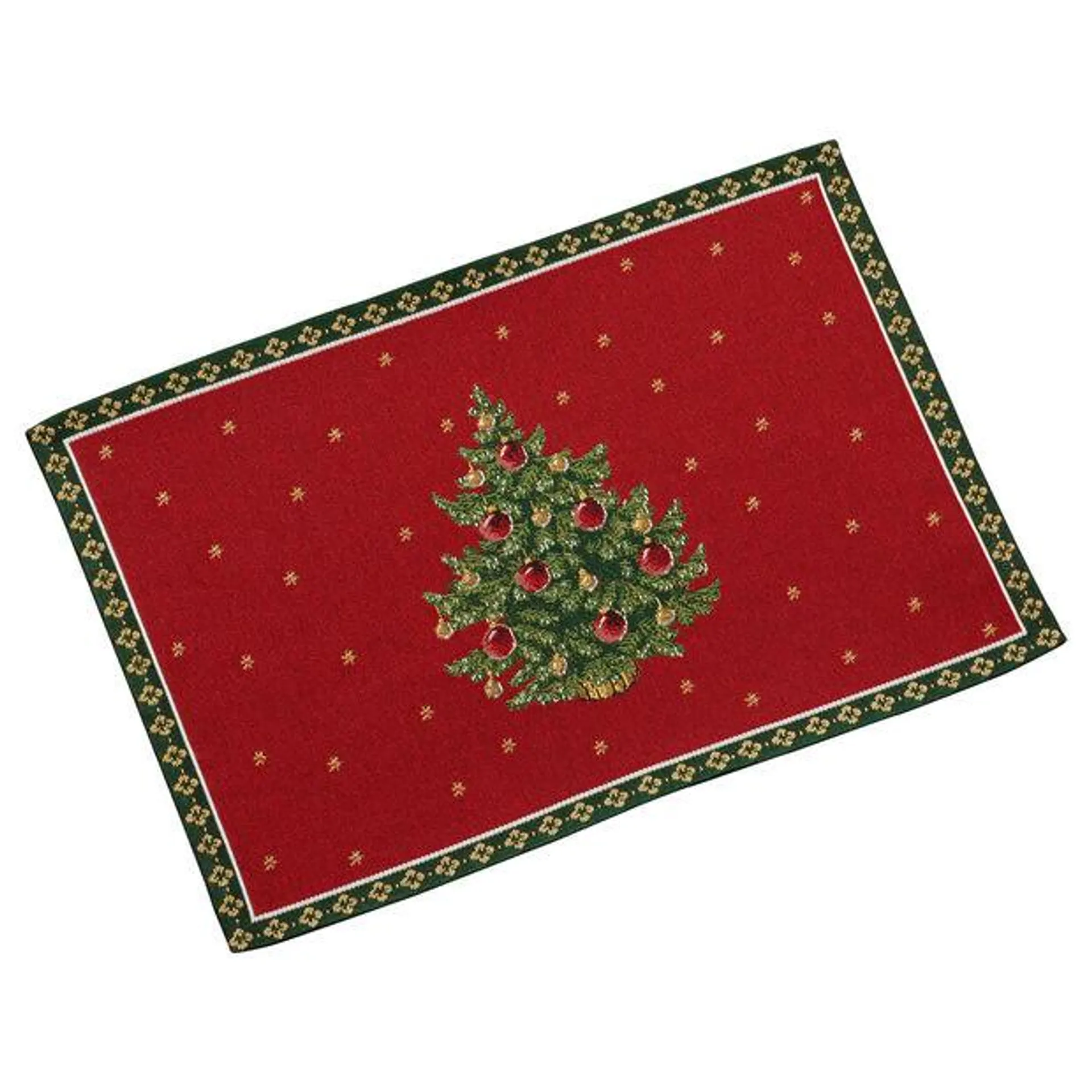 Toy's Delight Gobelin placemat tree, red/multicoloured, 32 x 48 cm