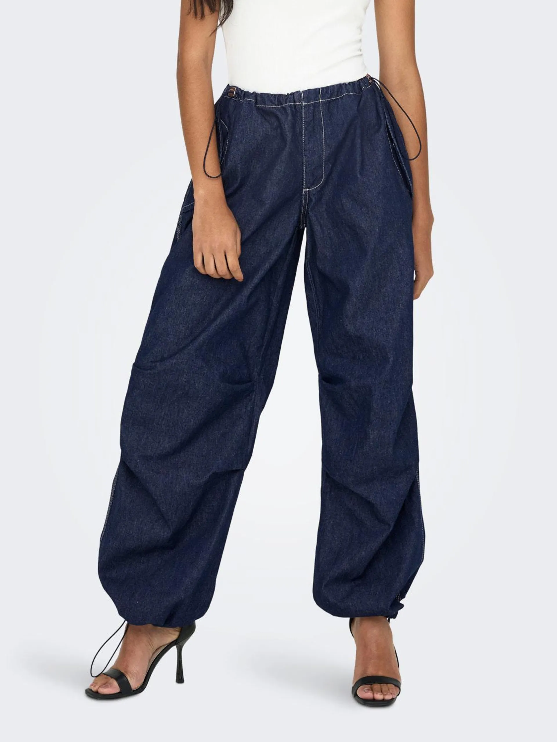 ONLKYLIE REG PARACHUTE DNM PANTS