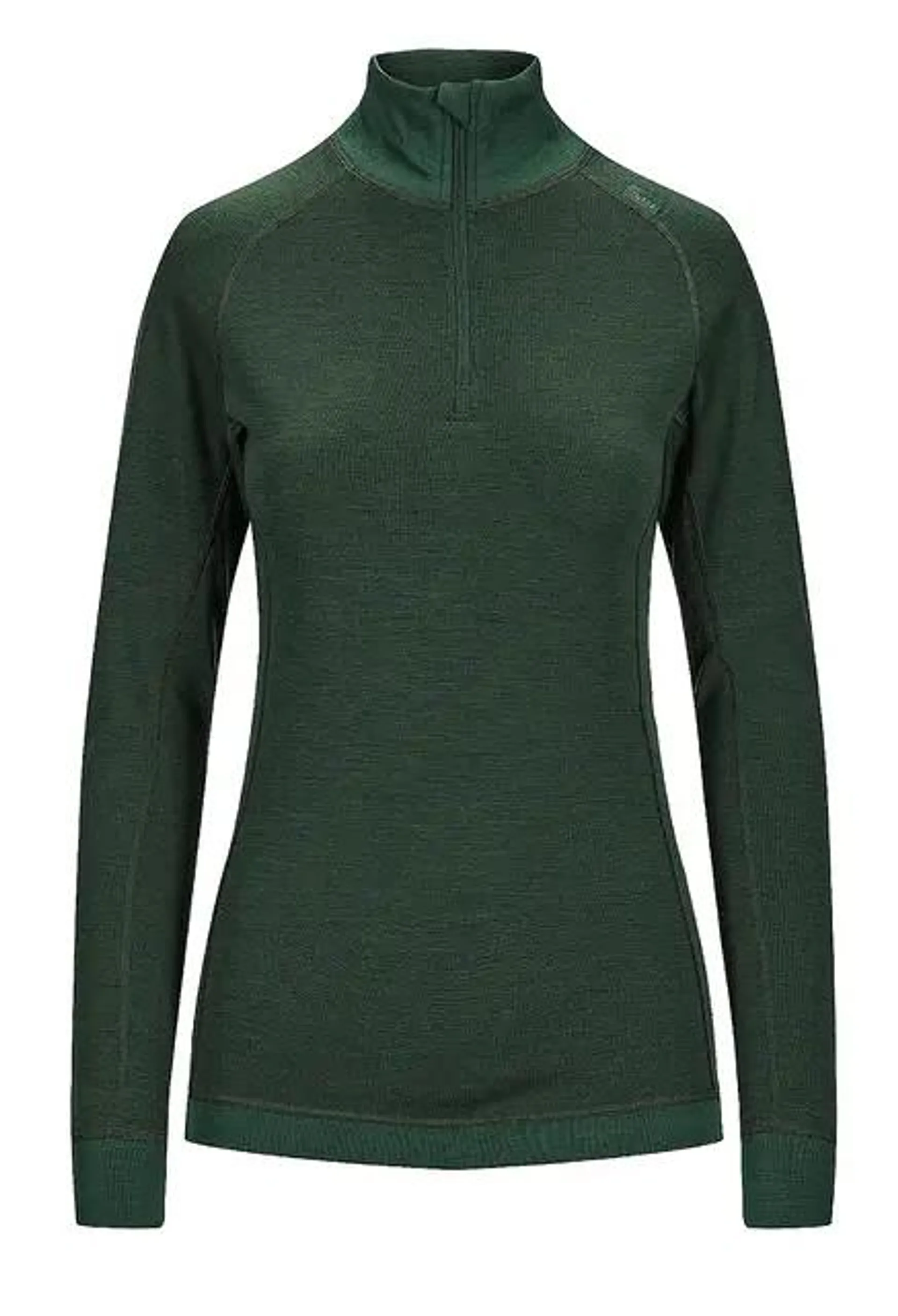 Tufte Bambull W Half Zip Pineneedle L
