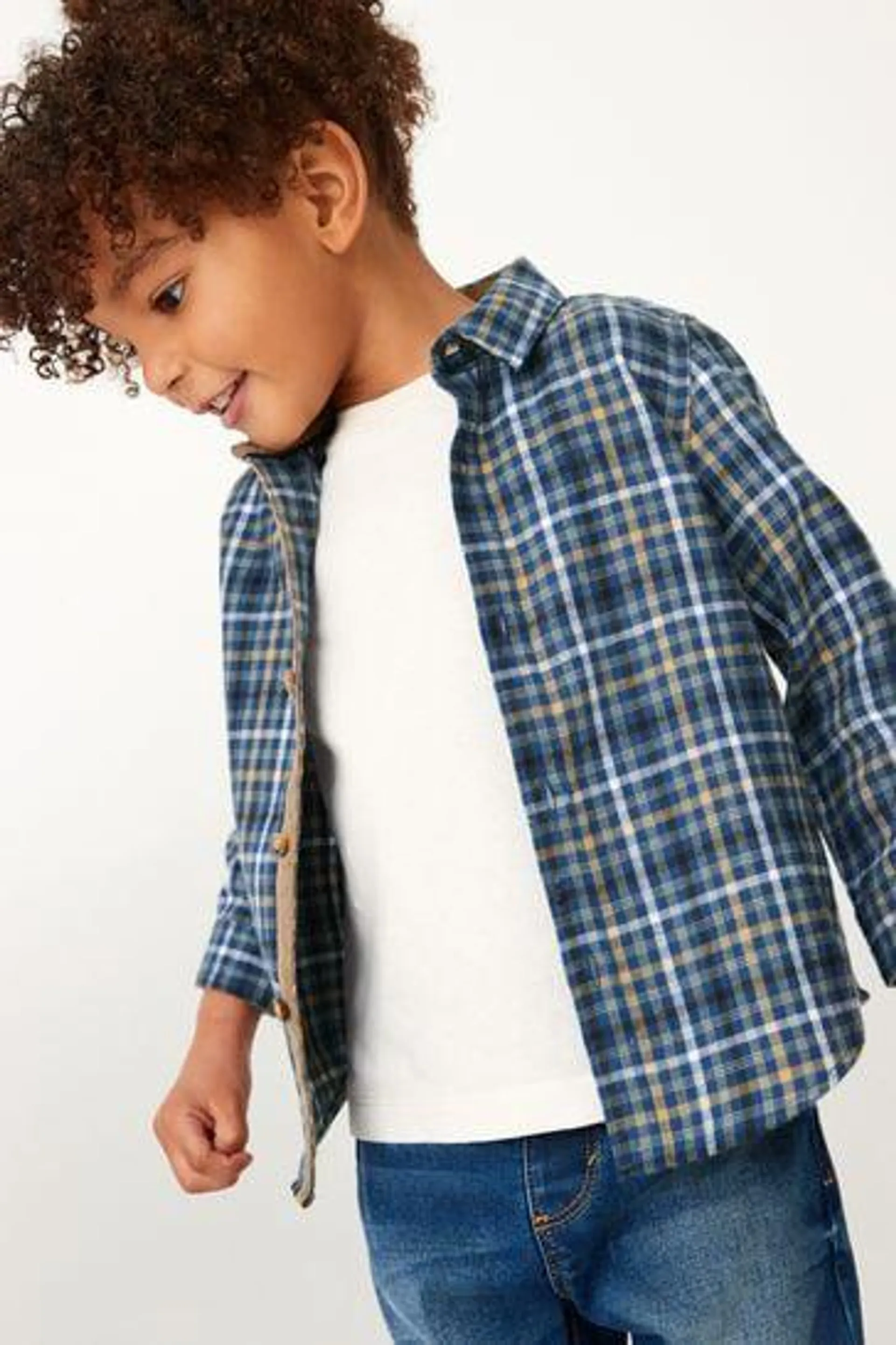 Long Sleeve Check Shirt (3mths-7yrs)