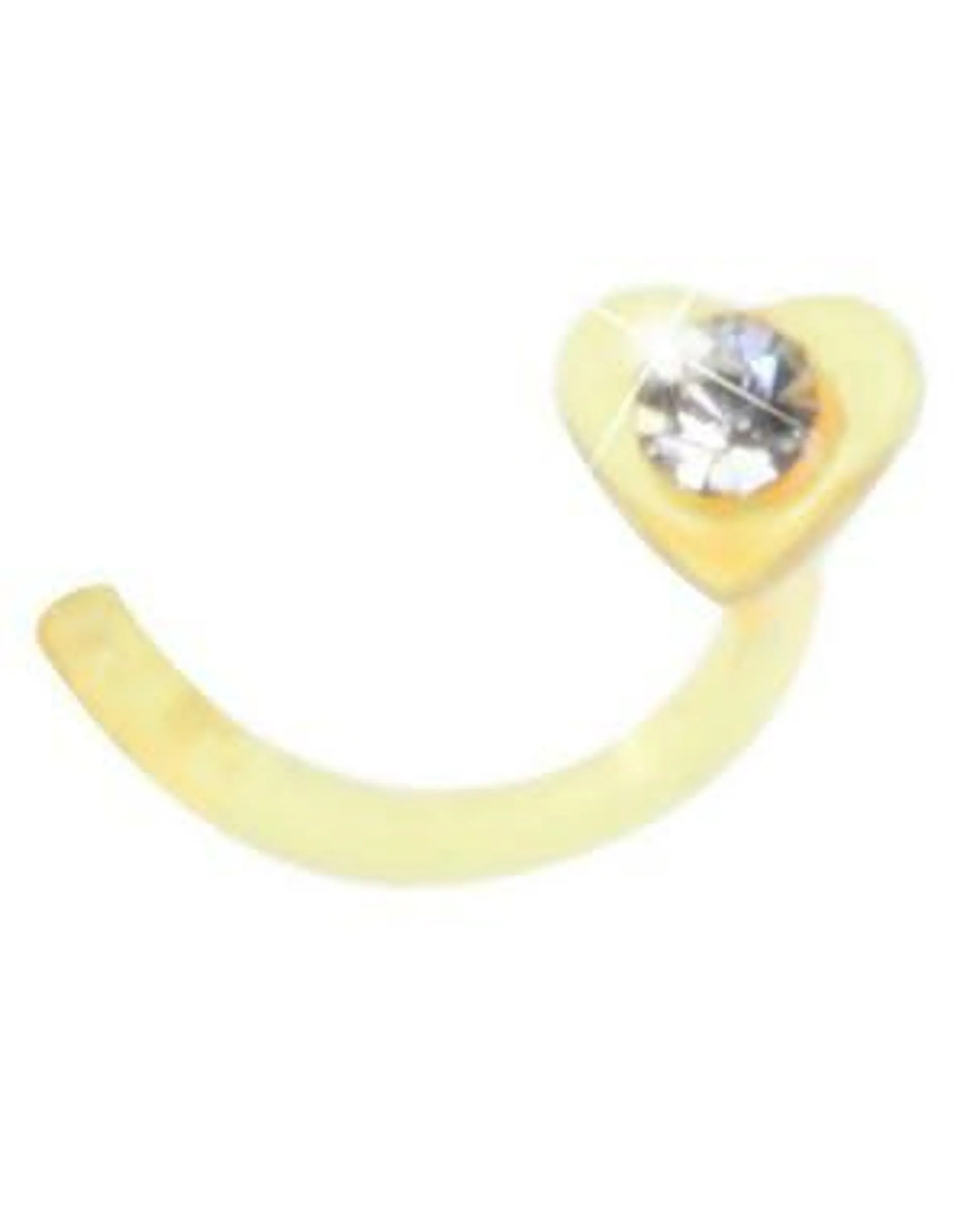 Heart With Twist - Gul Nesepiercing