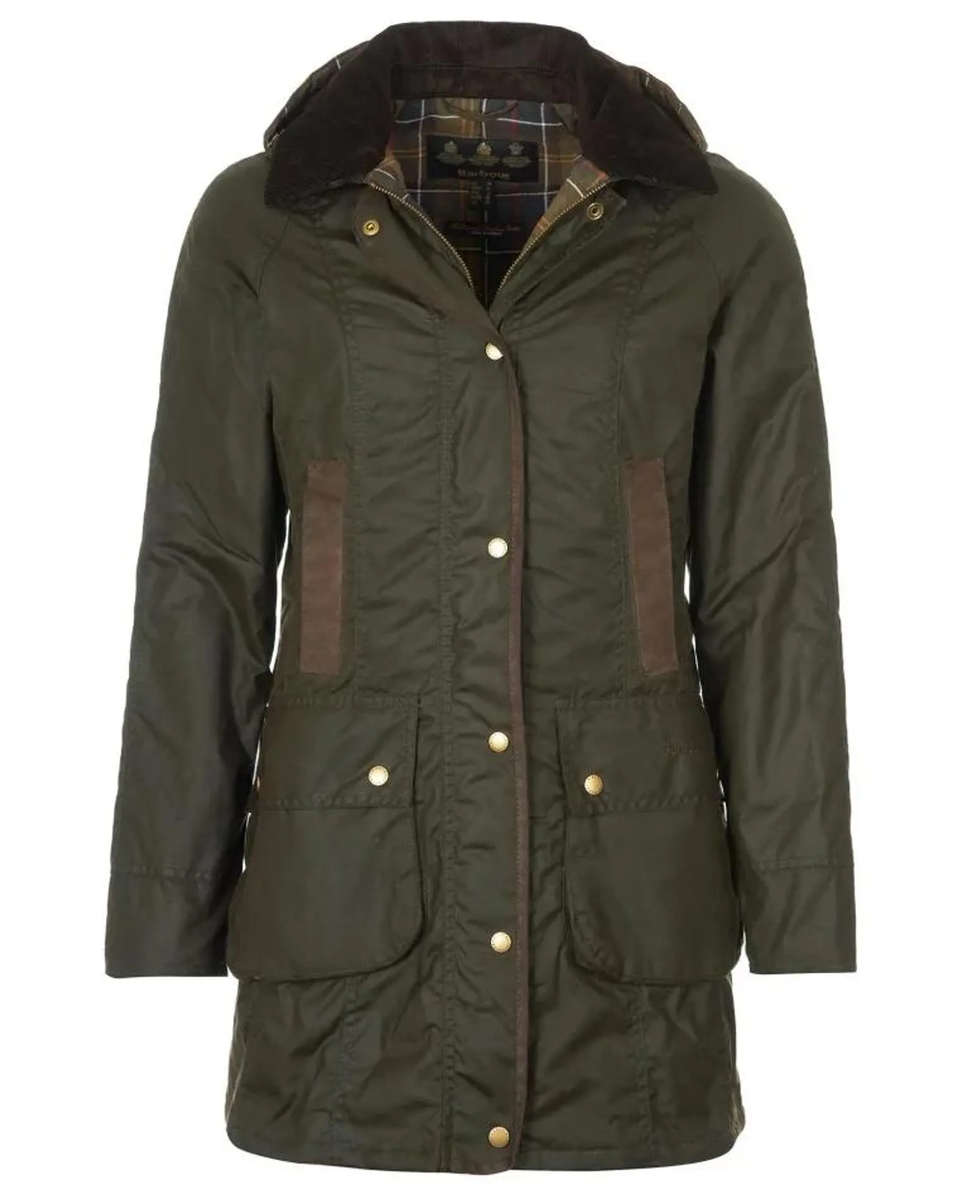 Bower Wax Jacket – Oliven