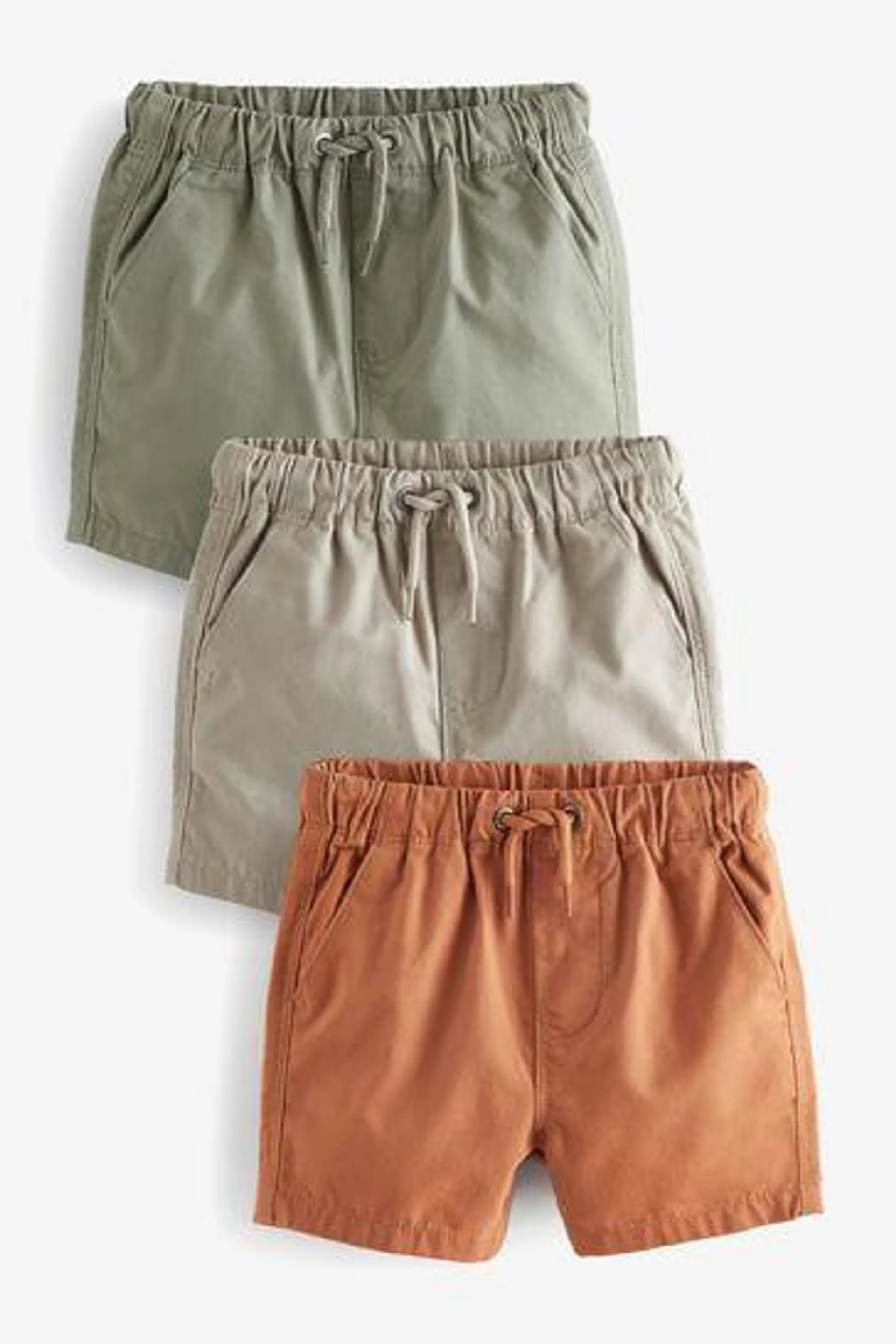 Pull On Shorts 3 Pack (3mths-7yrs)