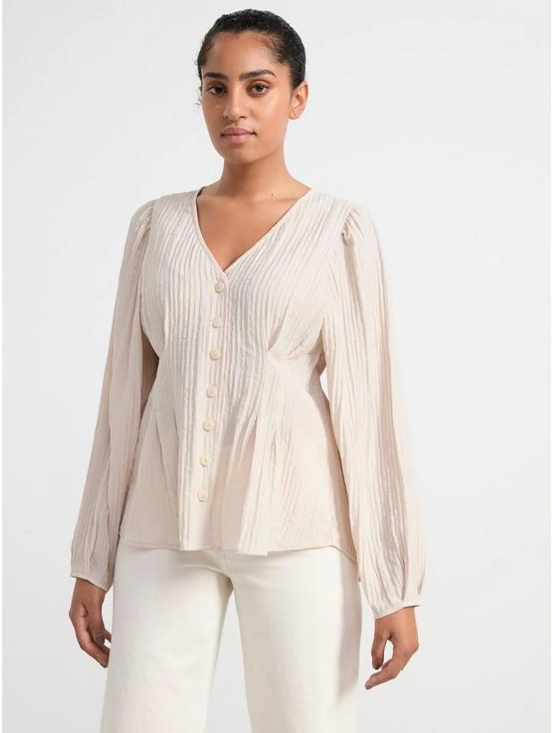 Langermet bluse