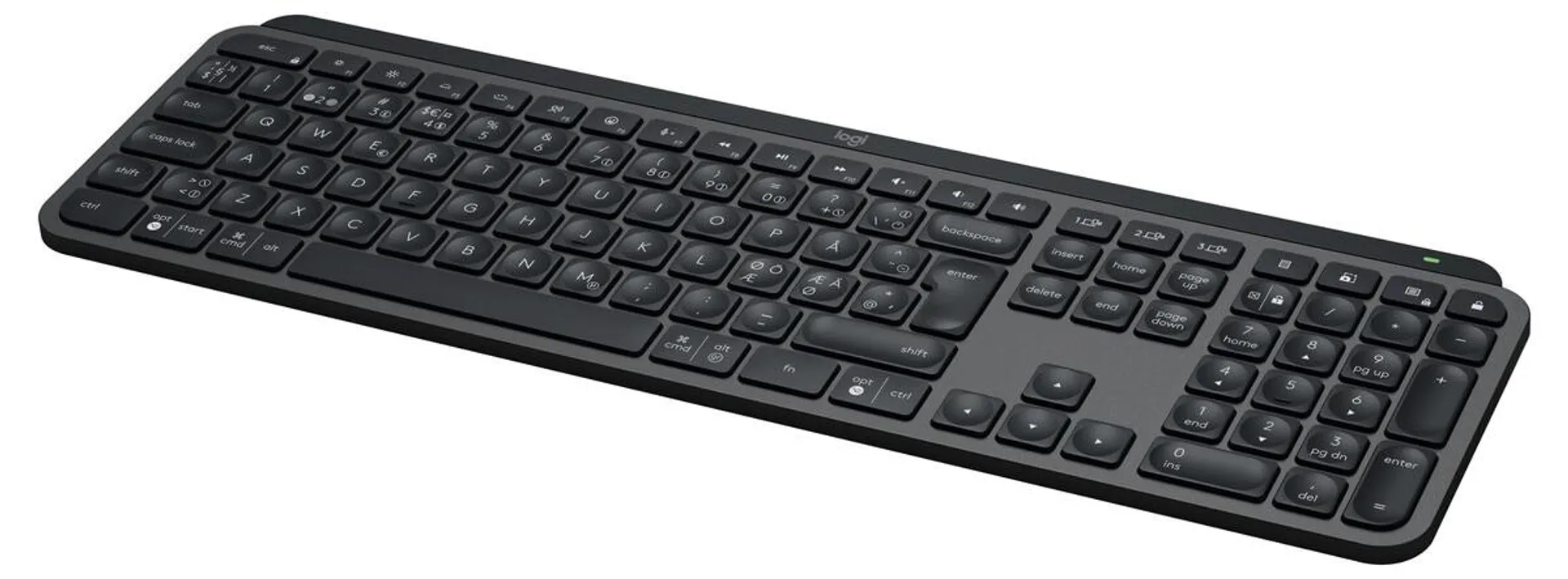 Logitech MX Keys S trådløst tastatur, oppladbart