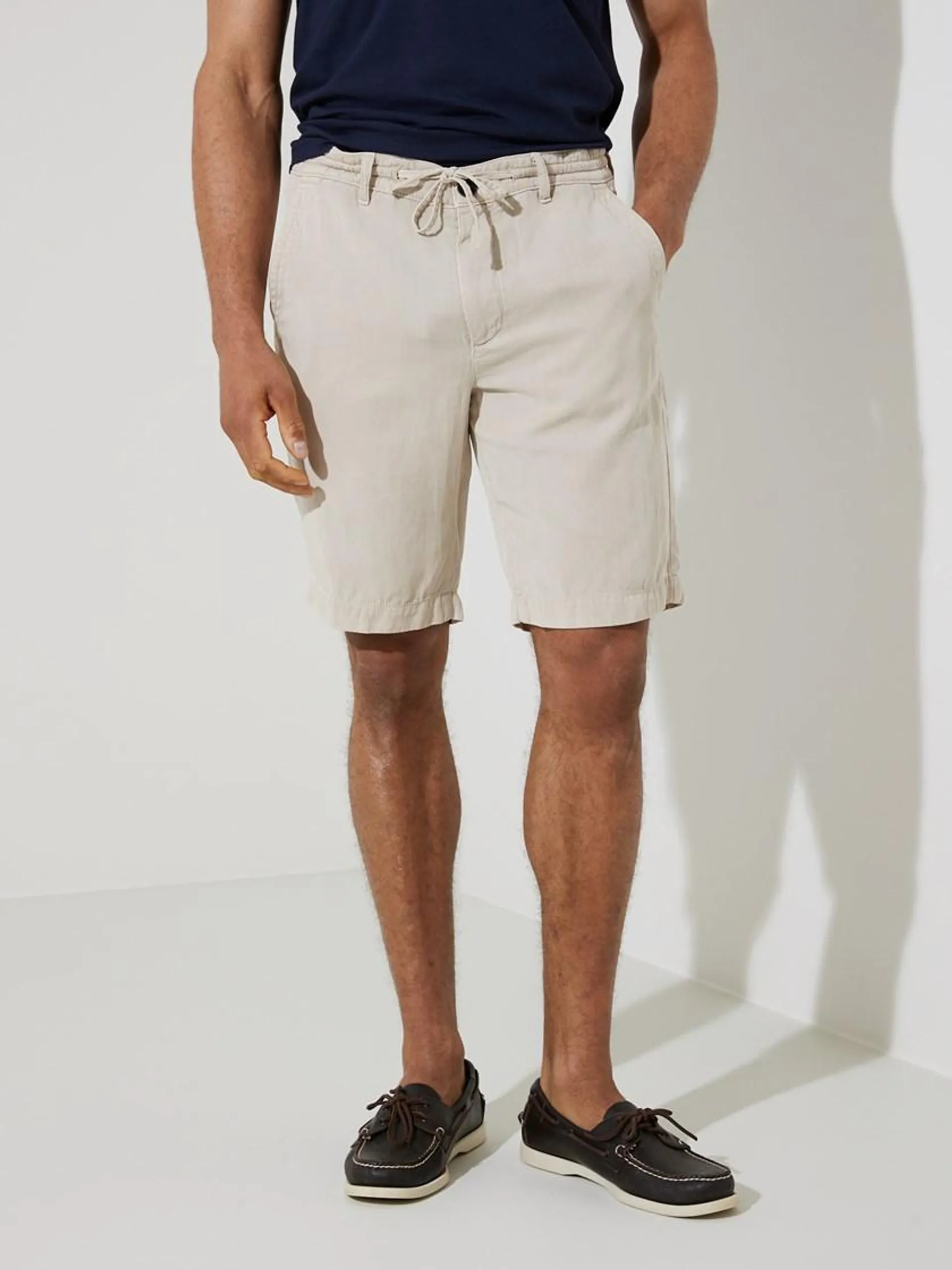 Stan snøreshorts Feather Gray