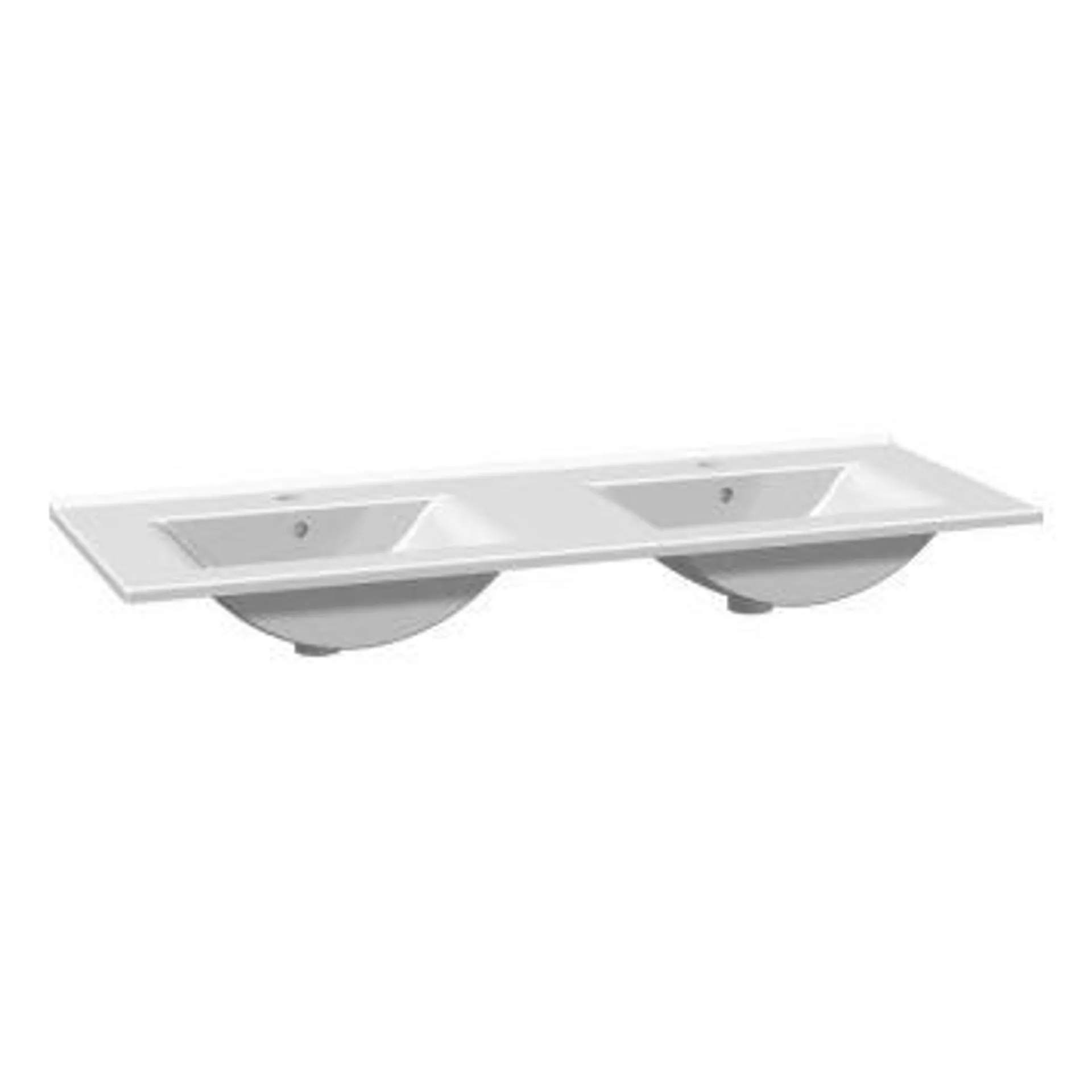 BADEROMSMØBEL SCANBAD MULTO DOBBEL 2 SKUFFER 120 CM